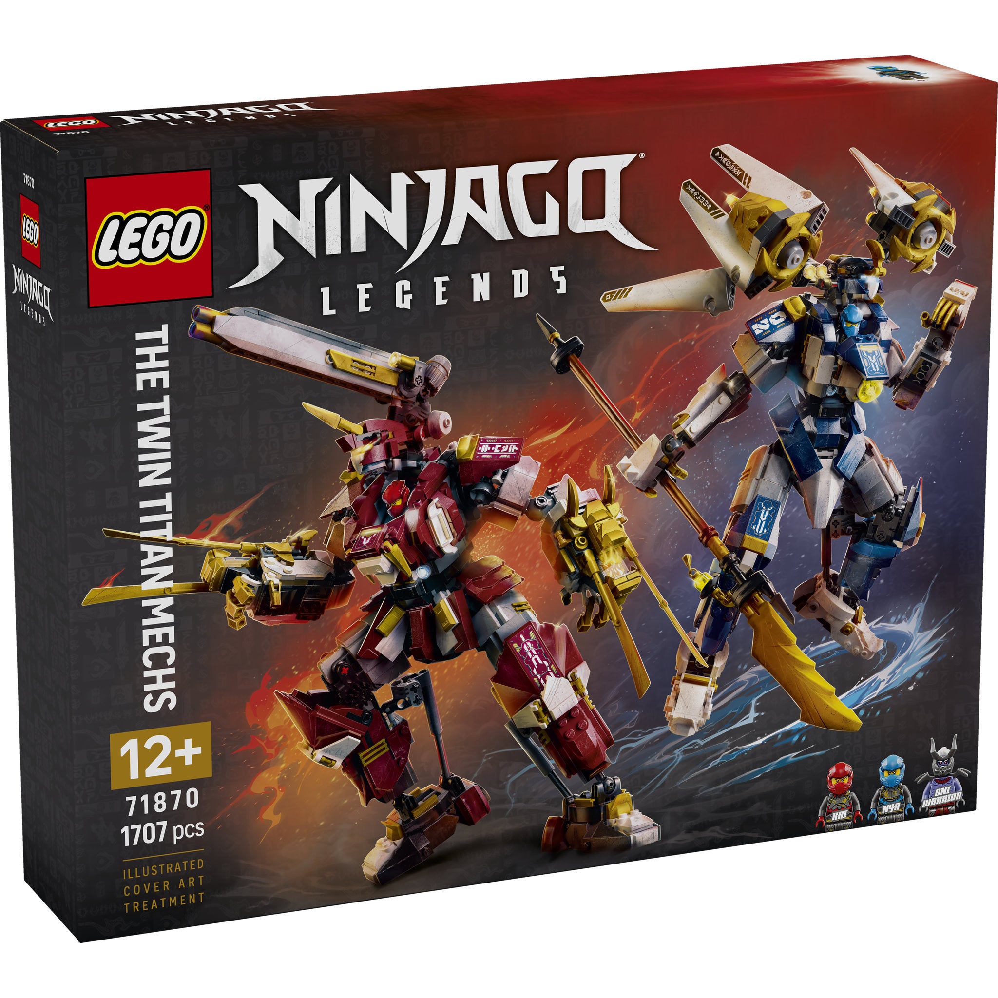 LEGO 71870 NINJAGO The Twin Titan Mechs