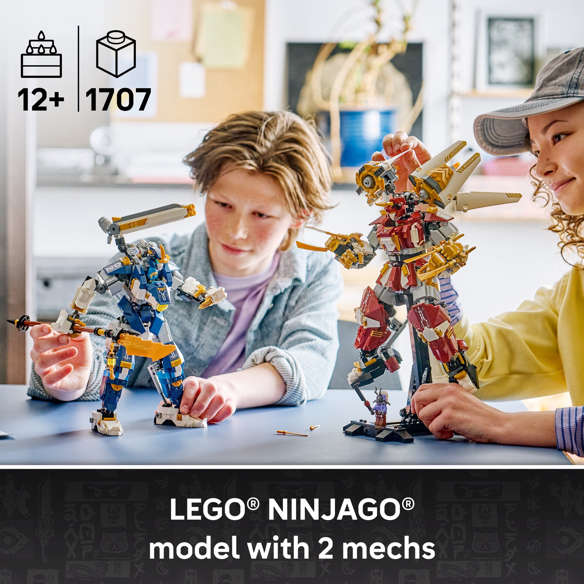 LEGO 71870 NINJAGO The Twin Titan Mechs