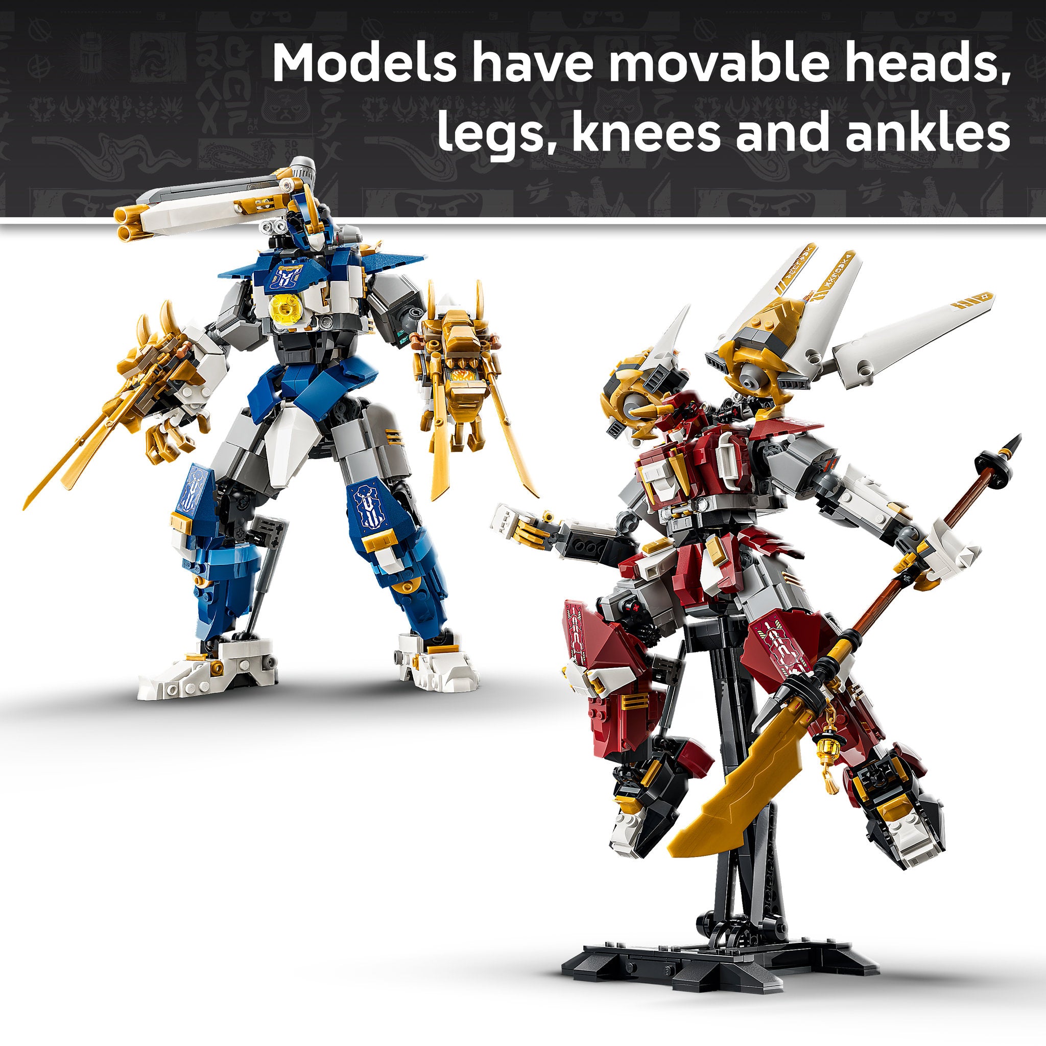 LEGO 71870 NINJAGO The Twin Titan Mechs