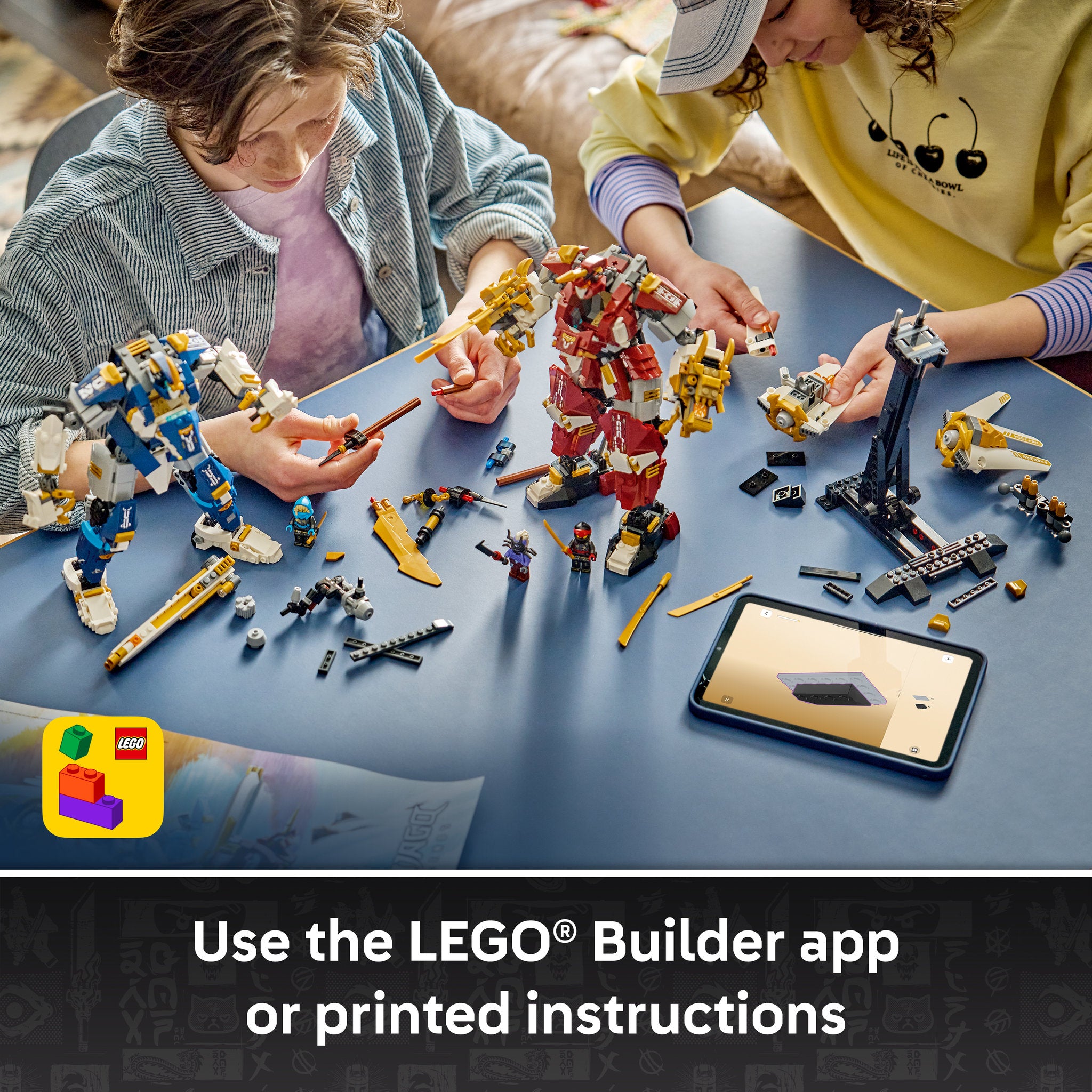 LEGO 71870 NINJAGO The Twin Titan Mechs