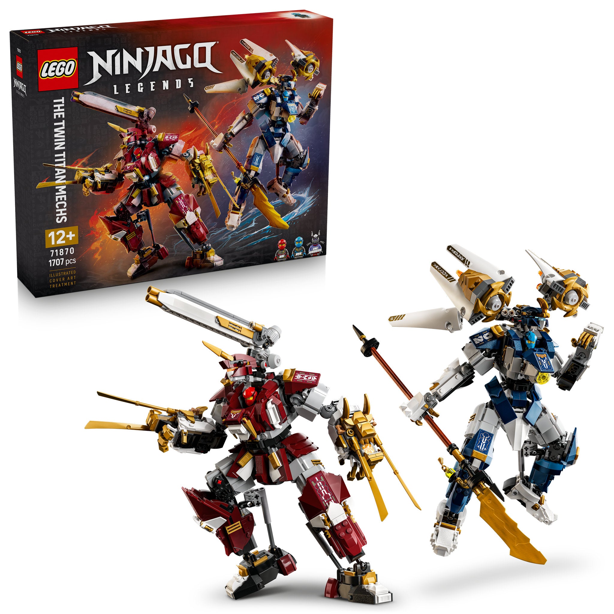 LEGO 71870 NINJAGO The Twin Titan Mechs