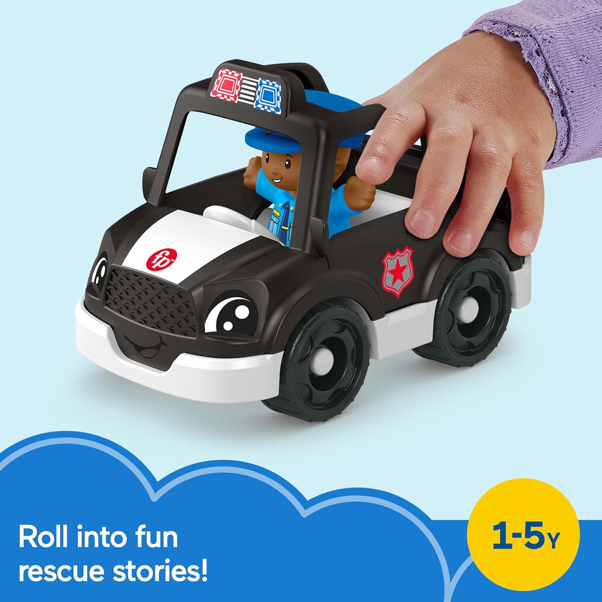 Fisher-Price Little People Transports Police Car