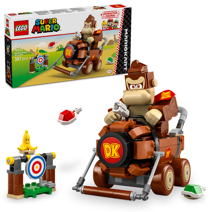 LEGO 72033 Super Mario Mario Kart – Donkey Kong & DK Jumbo