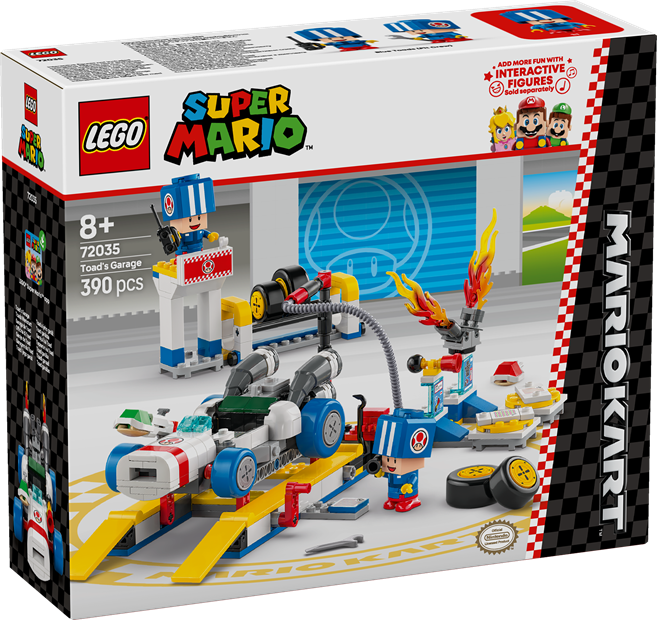 LEGO 72035 Super Mario Mario Kart – Toad's Garage