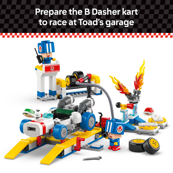 LEGO 72035 Super Mario Mario Kart – Toad's Garage