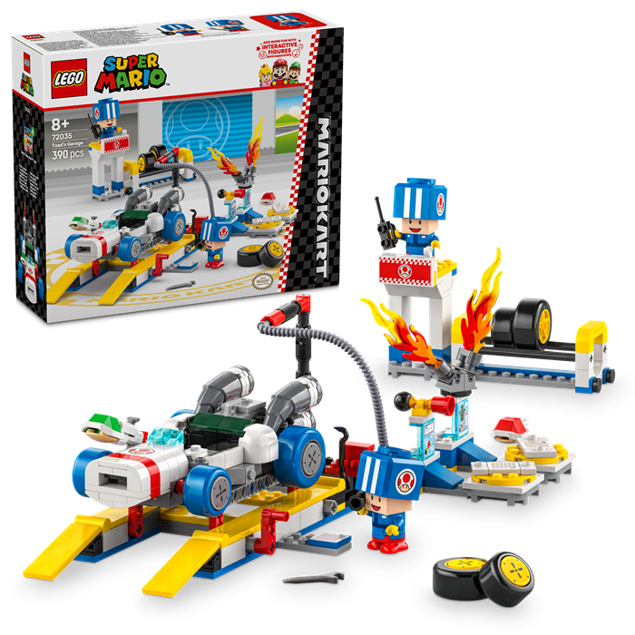 LEGO 72035 Super Mario Mario Kart – Toad's Garage