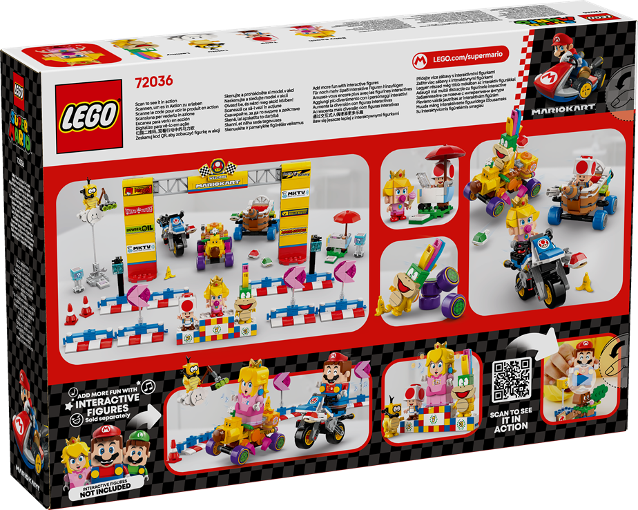 LEGO 72036 Super Mario Mario Kart – Baby Peach & Grand Prix Set