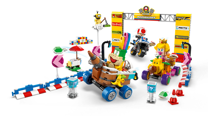 LEGO 72036 Super Mario Mario Kart – Baby Peach & Grand Prix Set