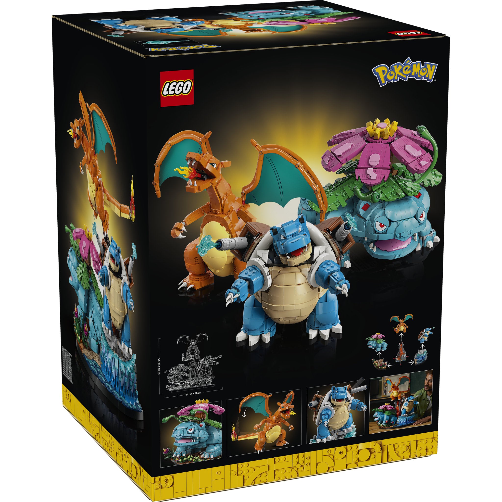 LEGO 72153 Pokemon Venusaur, Charizard and Blastoise
