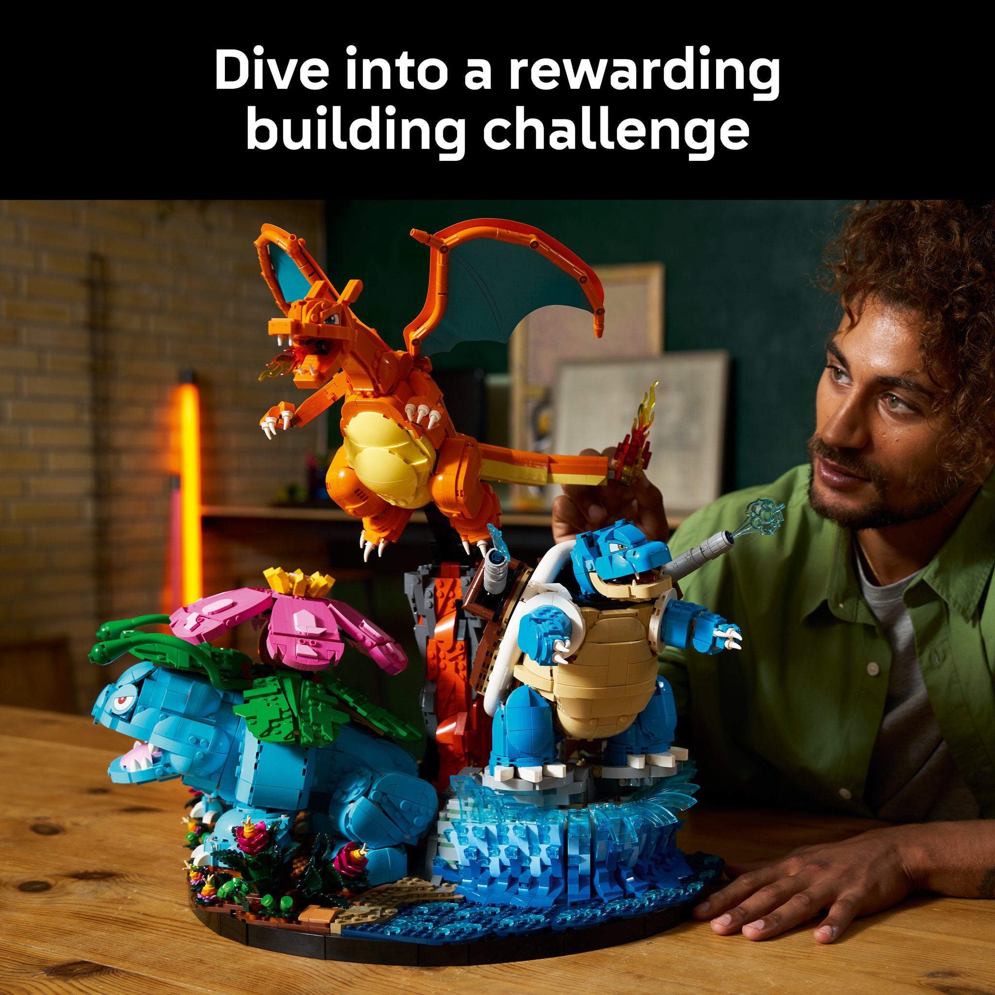 LEGO 72153 Pokemon Venusaur, Charizard and Blastoise