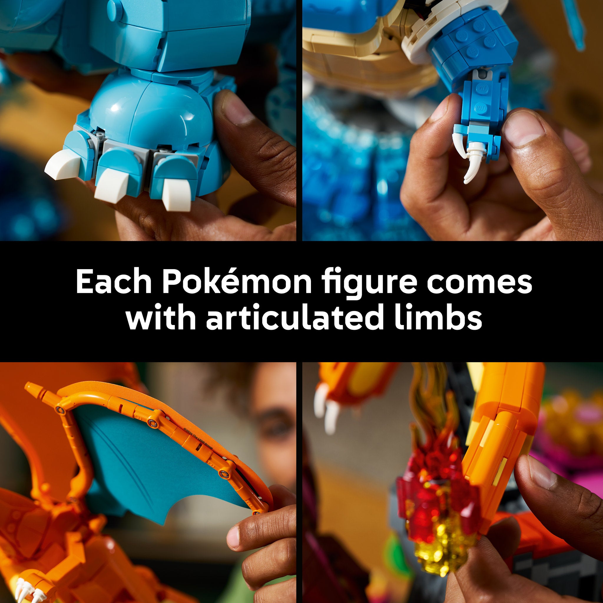 LEGO 72153 Pokemon Venusaur, Charizard and Blastoise