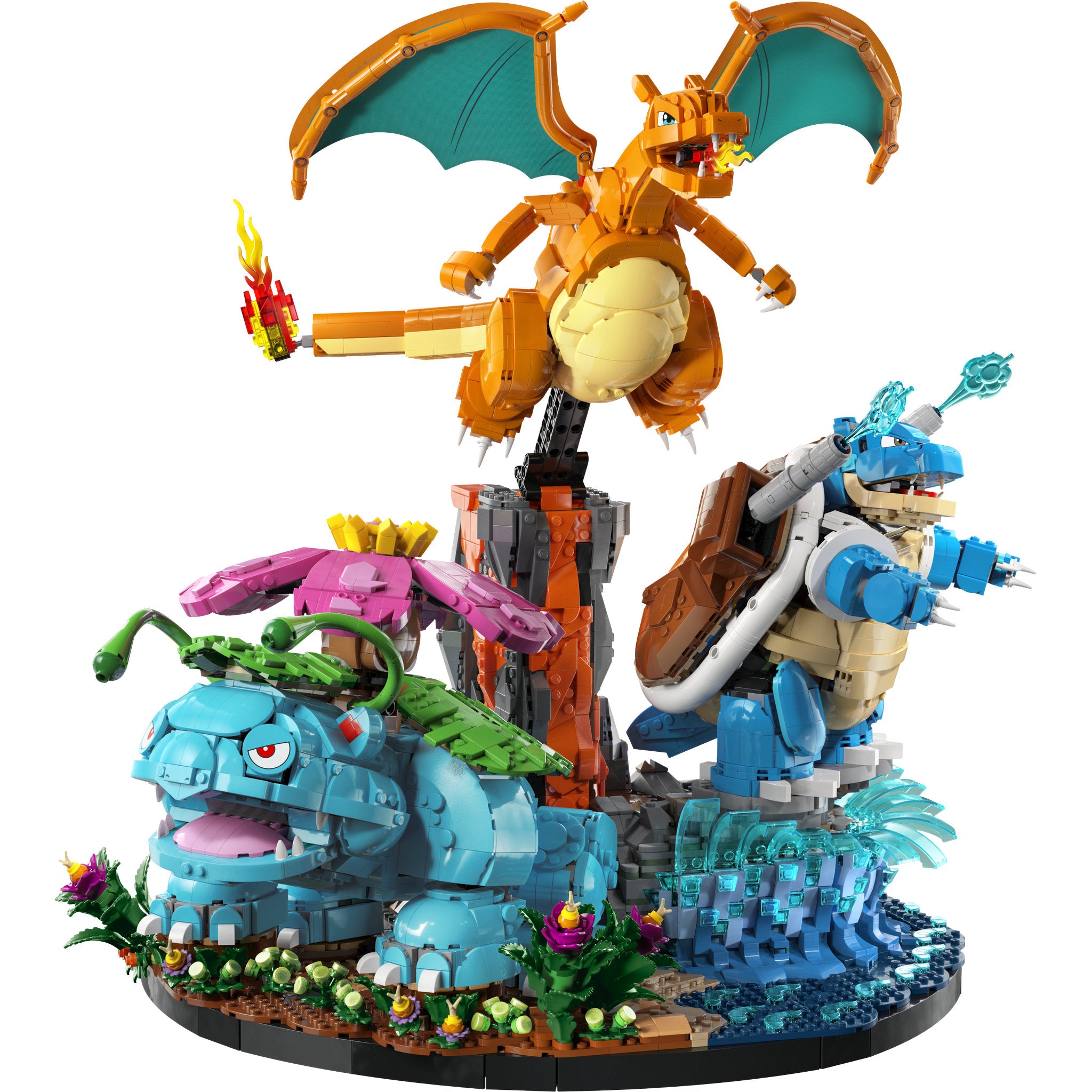 LEGO 72153 Pokemon Venusaur, Charizard and Blastoise
