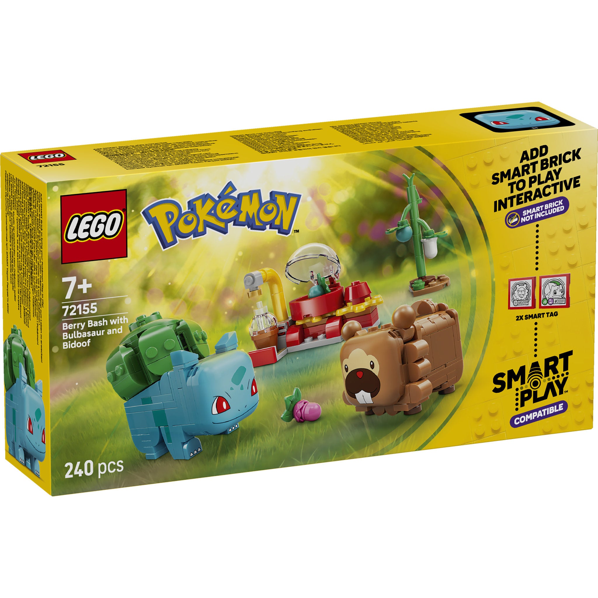 LEGO 72155 Pokémon SMART Play: Berry Bash with Bulbasaur and Bidoof