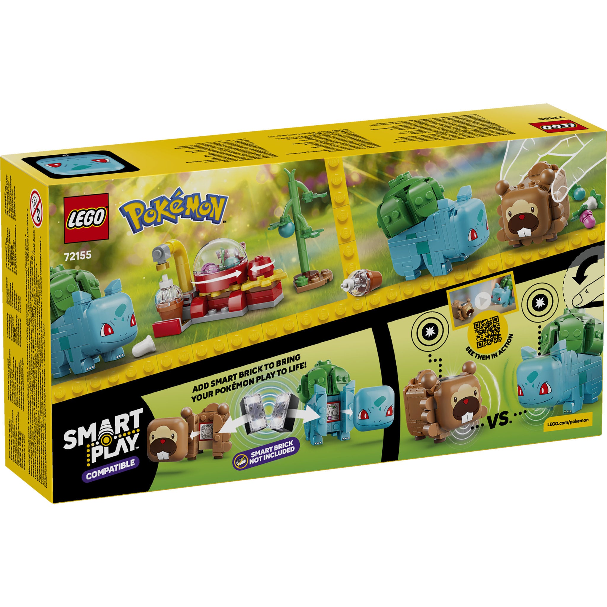 LEGO 72155 Pokémon SMART Play: Berry Bash with Bulbasaur and Bidoof