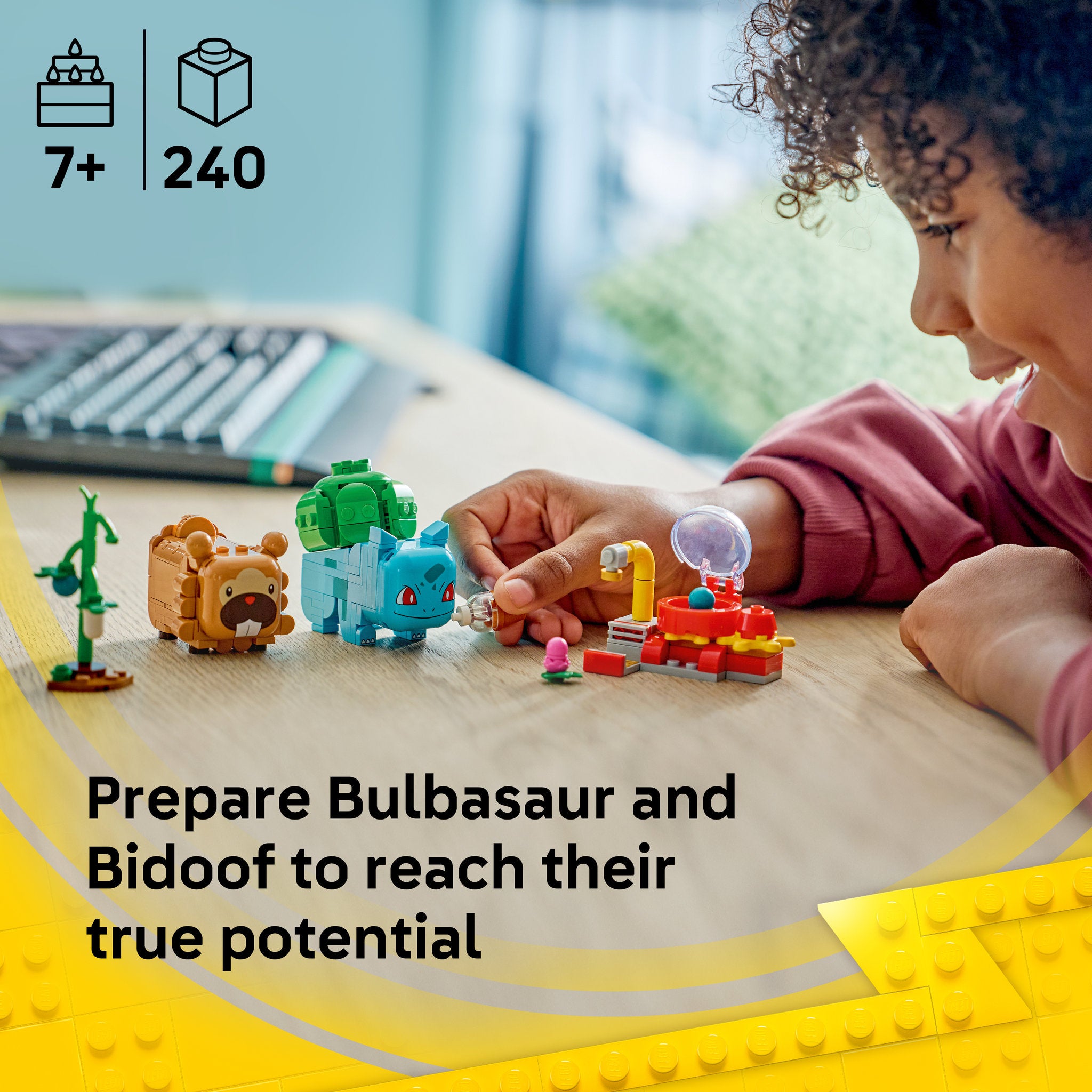 LEGO 72155 Pokémon SMART Play: Berry Bash with Bulbasaur and Bidoof