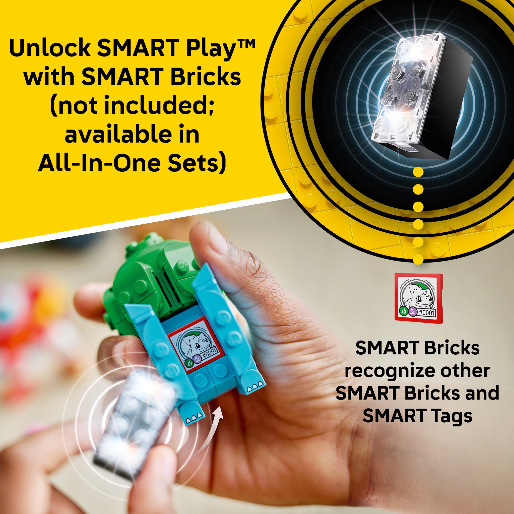 LEGO 72155 Pokémon SMART Play: Berry Bash with Bulbasaur and Bidoof