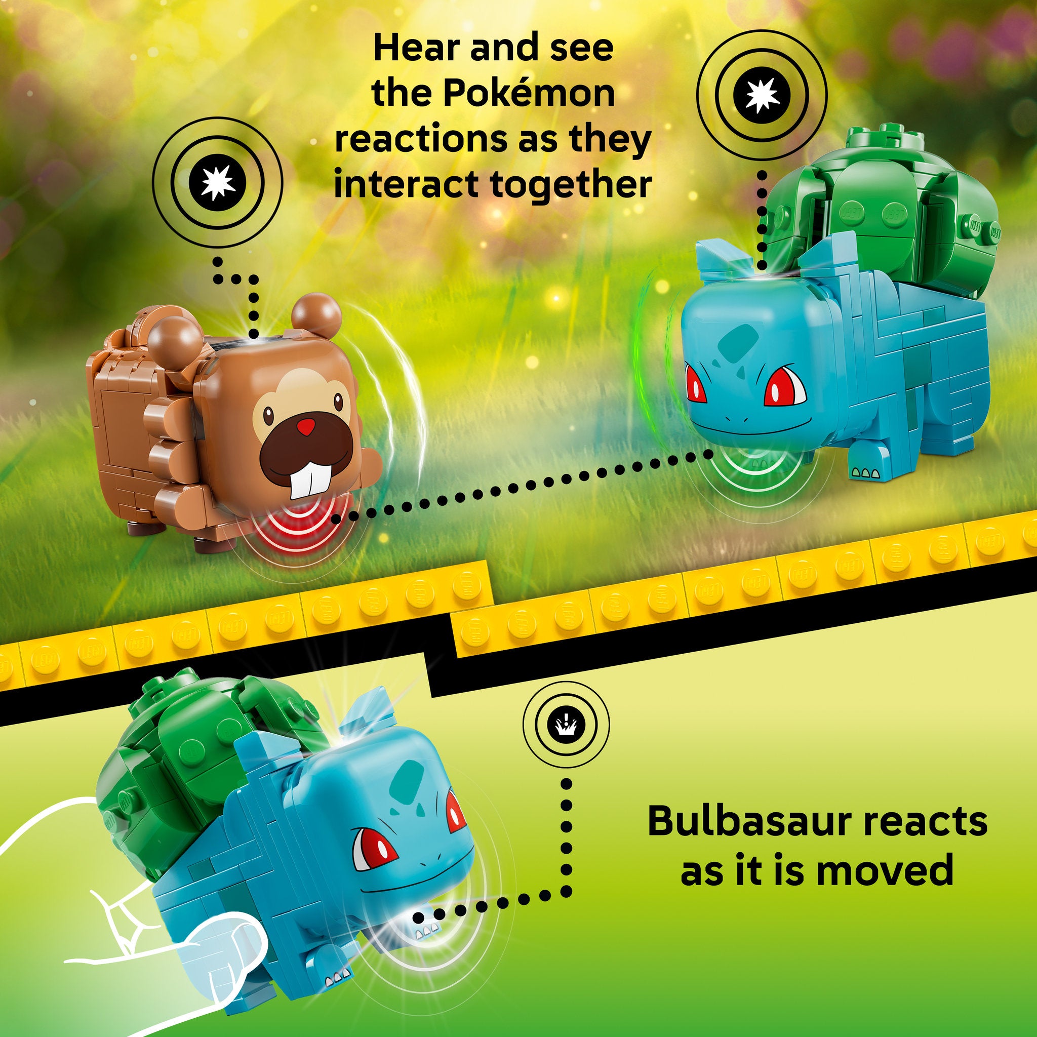 LEGO 72155 Pokémon SMART Play: Berry Bash with Bulbasaur and Bidoof