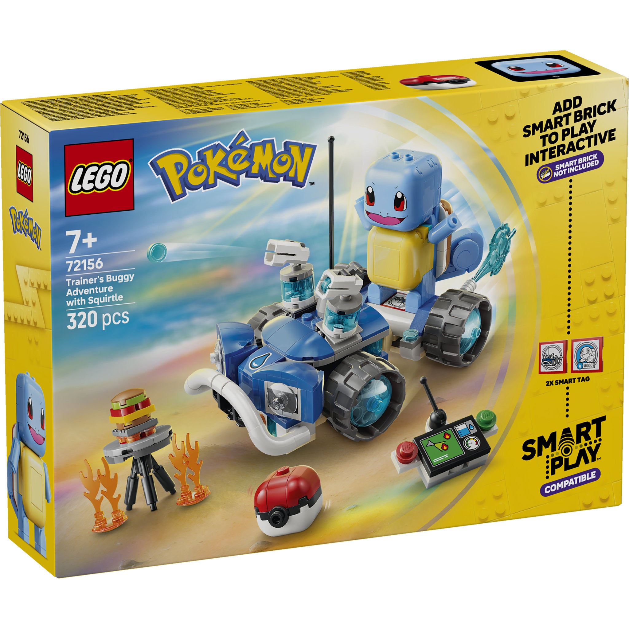 LEGO 72156 Pokémon SMART Play: Trainer's Buggy Adventure with Squirtle
