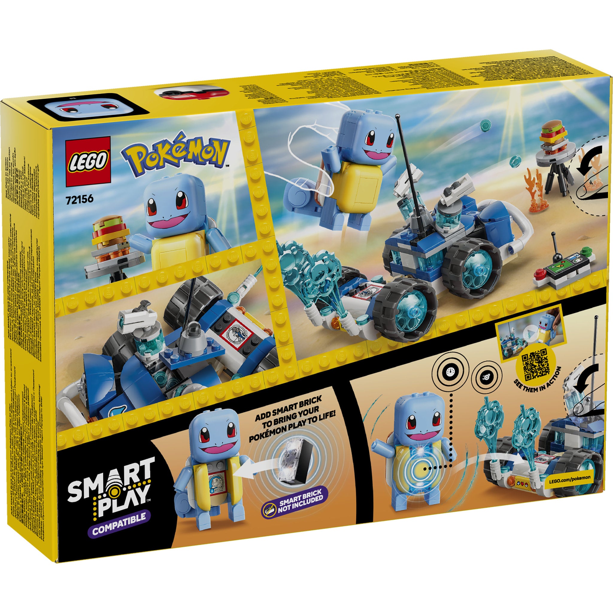 LEGO 72156 Pokémon SMART Play: Trainer's Buggy Adventure with Squirtle