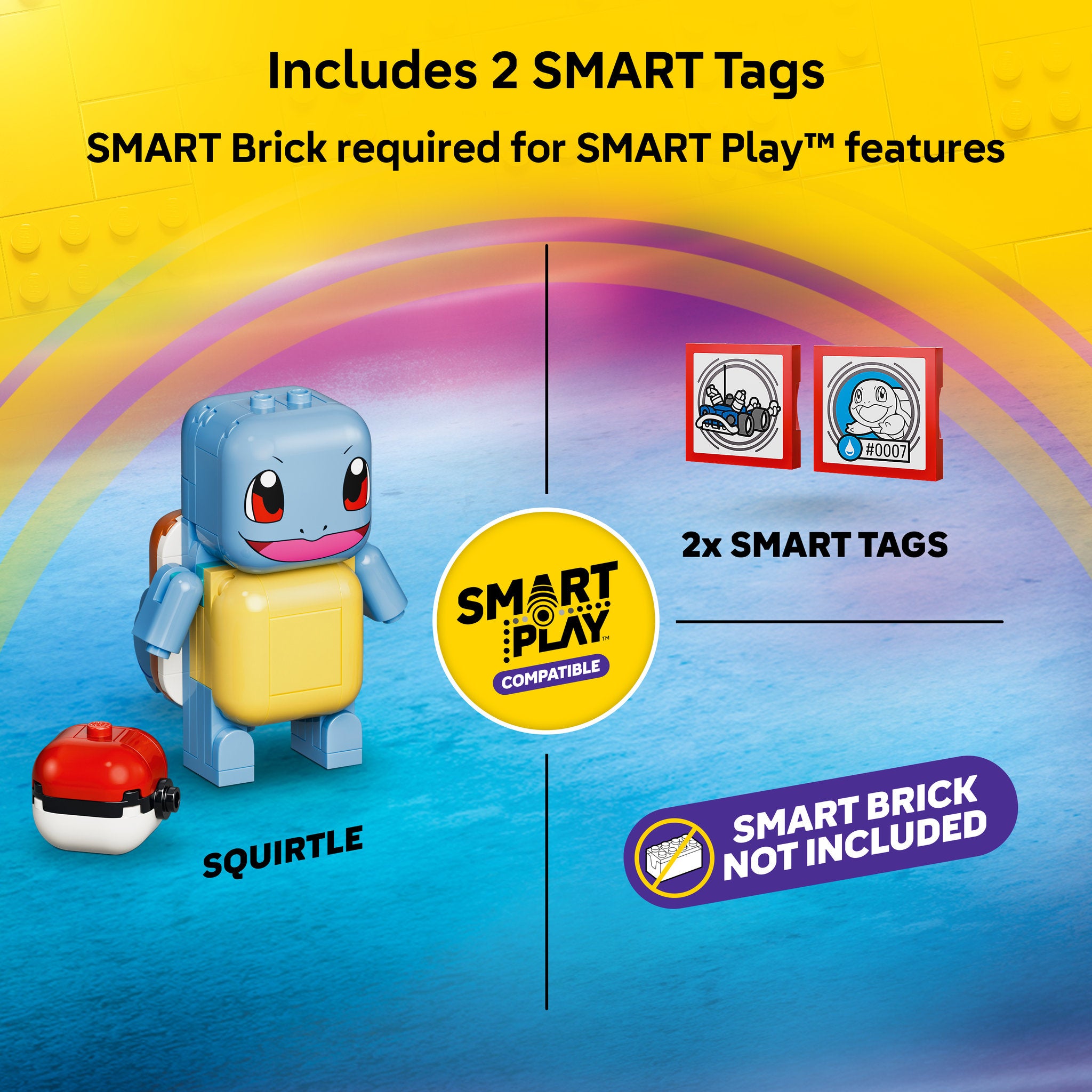 LEGO 72156 Pokémon SMART Play: Trainer's Buggy Adventure with Squirtle