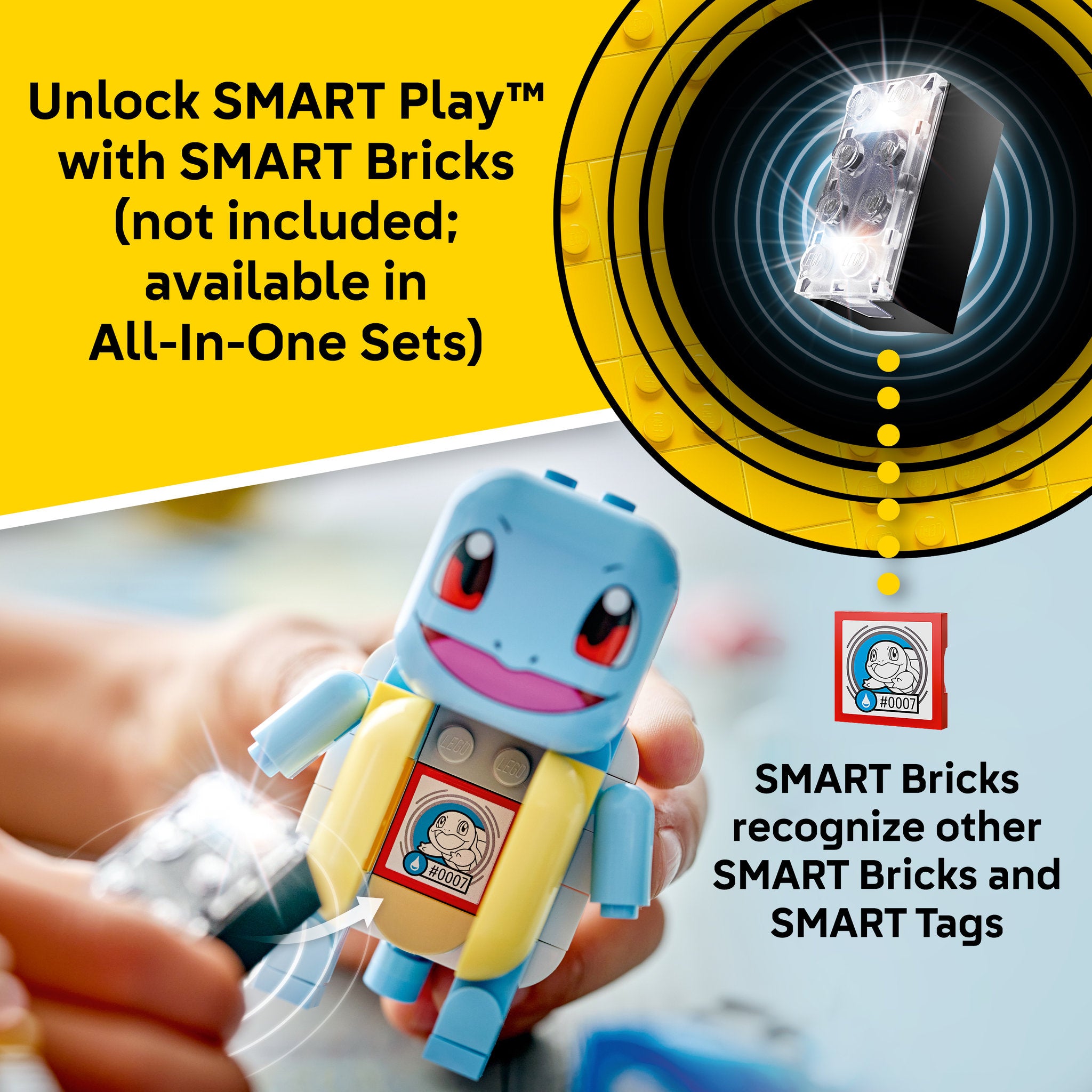 LEGO 72156 Pokémon SMART Play: Trainer's Buggy Adventure with Squirtle
