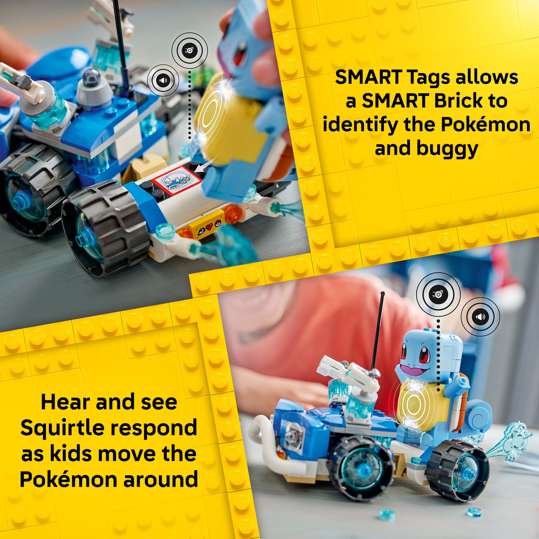 LEGO 72156 Pokémon SMART Play: Trainer's Buggy Adventure with Squirtle
