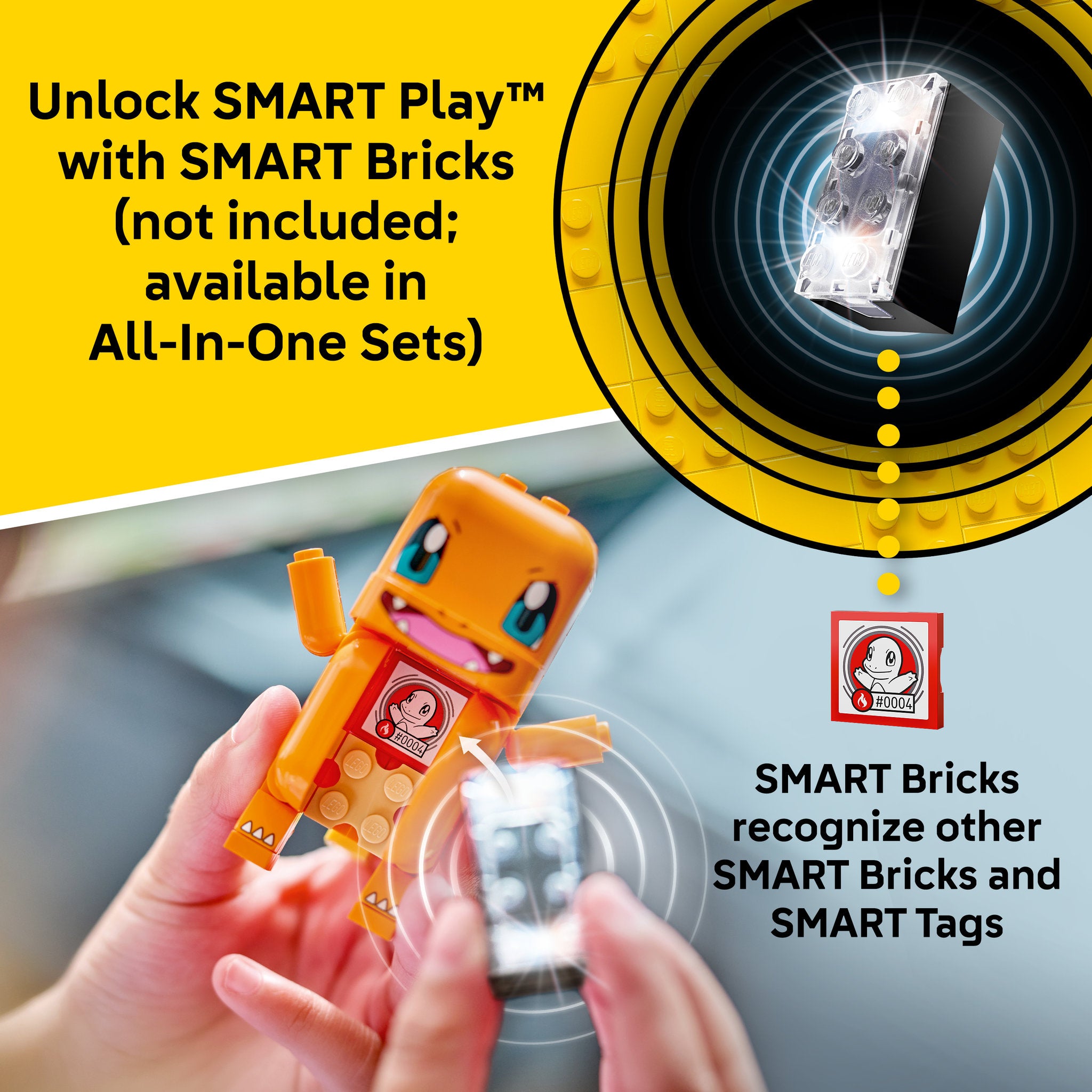 LEGO 72157 Pokémon SMART Play: Charmander and Geodude's Cavern Clash