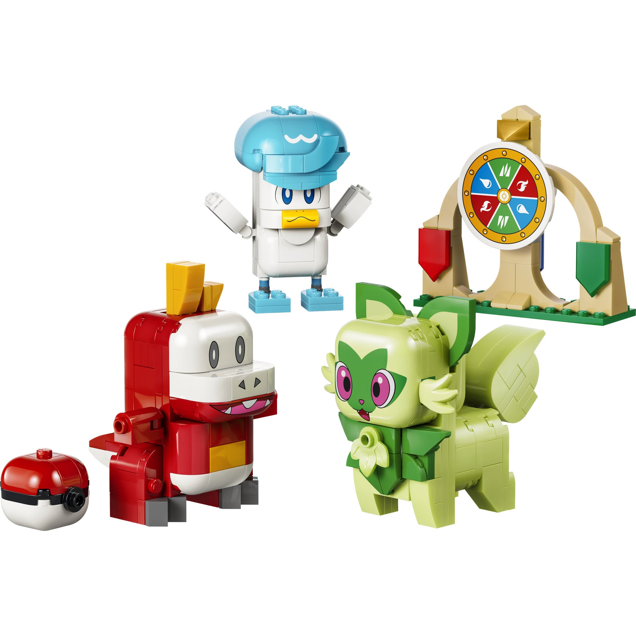 LEGO 72158 Pokémon SMART Play: Sprigatito, Fuecoco and Quaxly Battle
