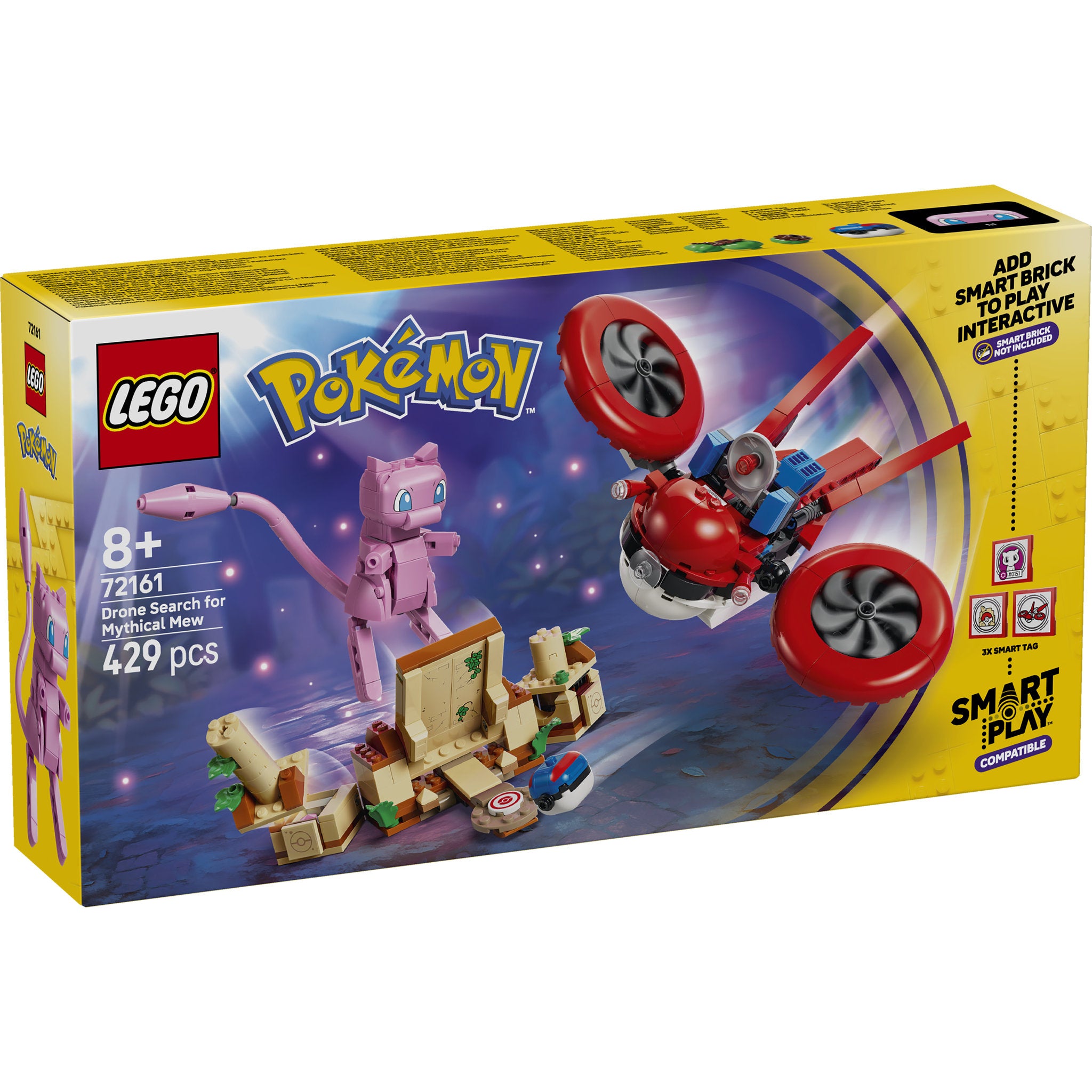 LEGO 72161 Pokémon SMART Play: Drone Search for Mythical Mew