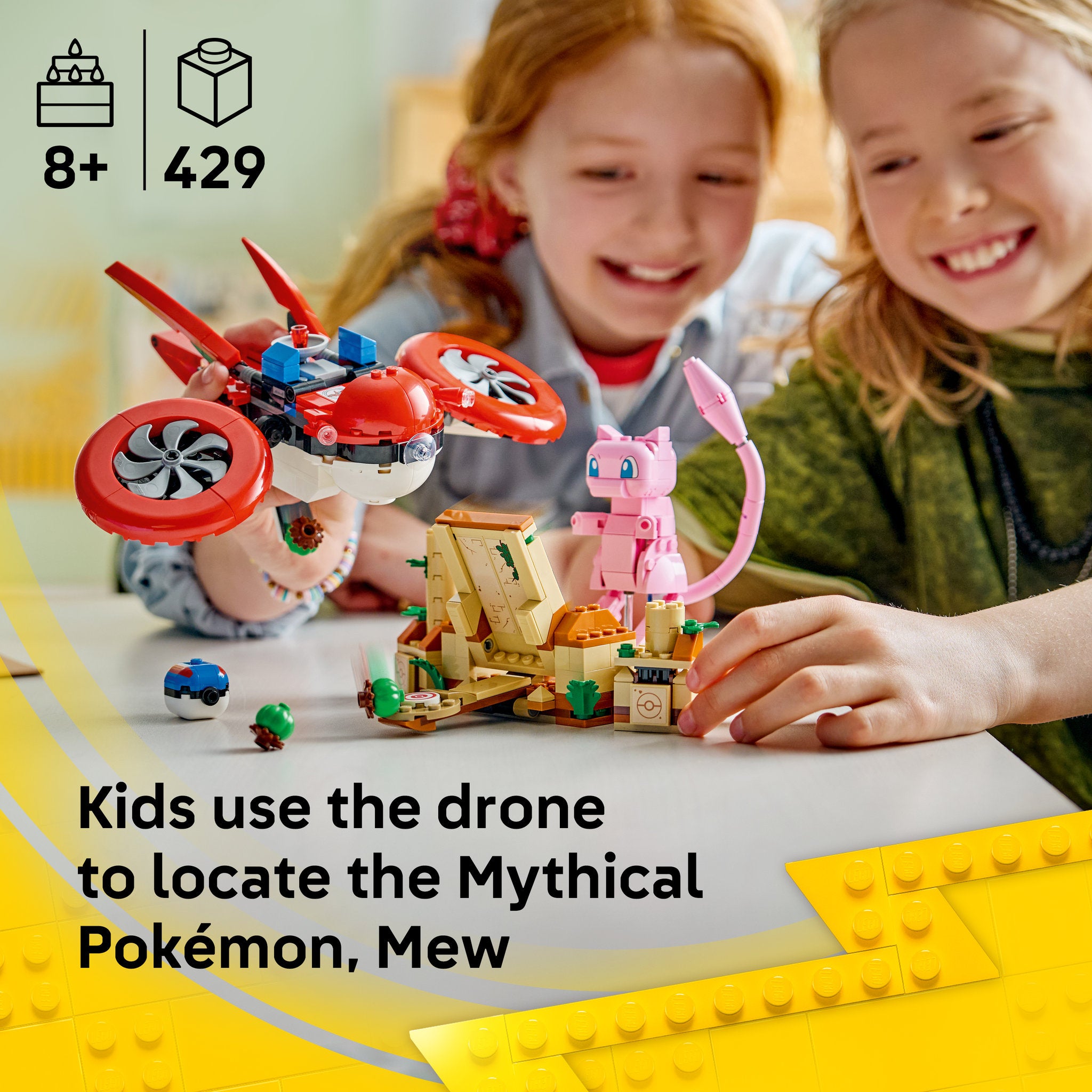 LEGO 72161 Pokémon SMART Play: Drone Search for Mythical Mew