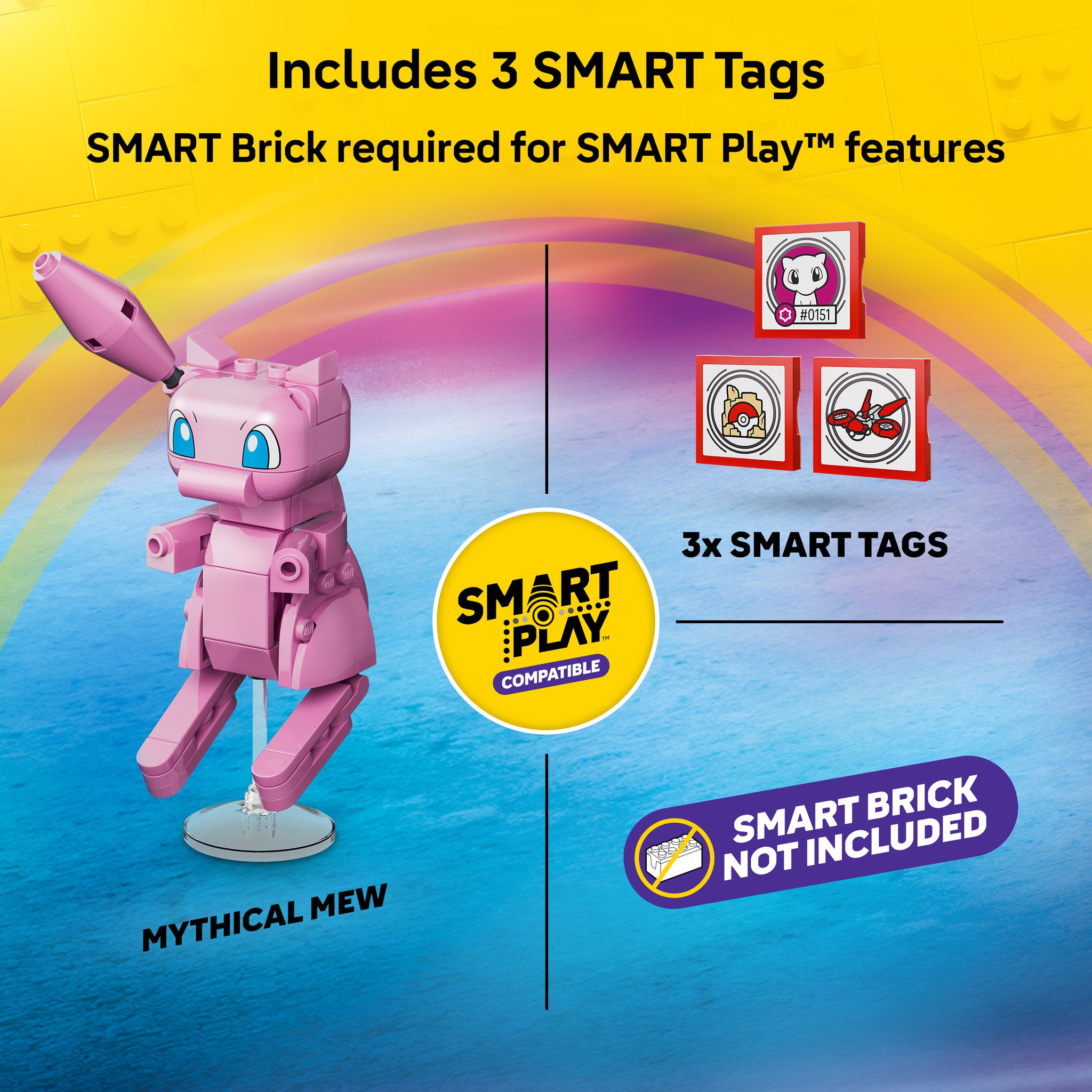 LEGO 72161 Pokémon SMART Play: Drone Search for Mythical Mew