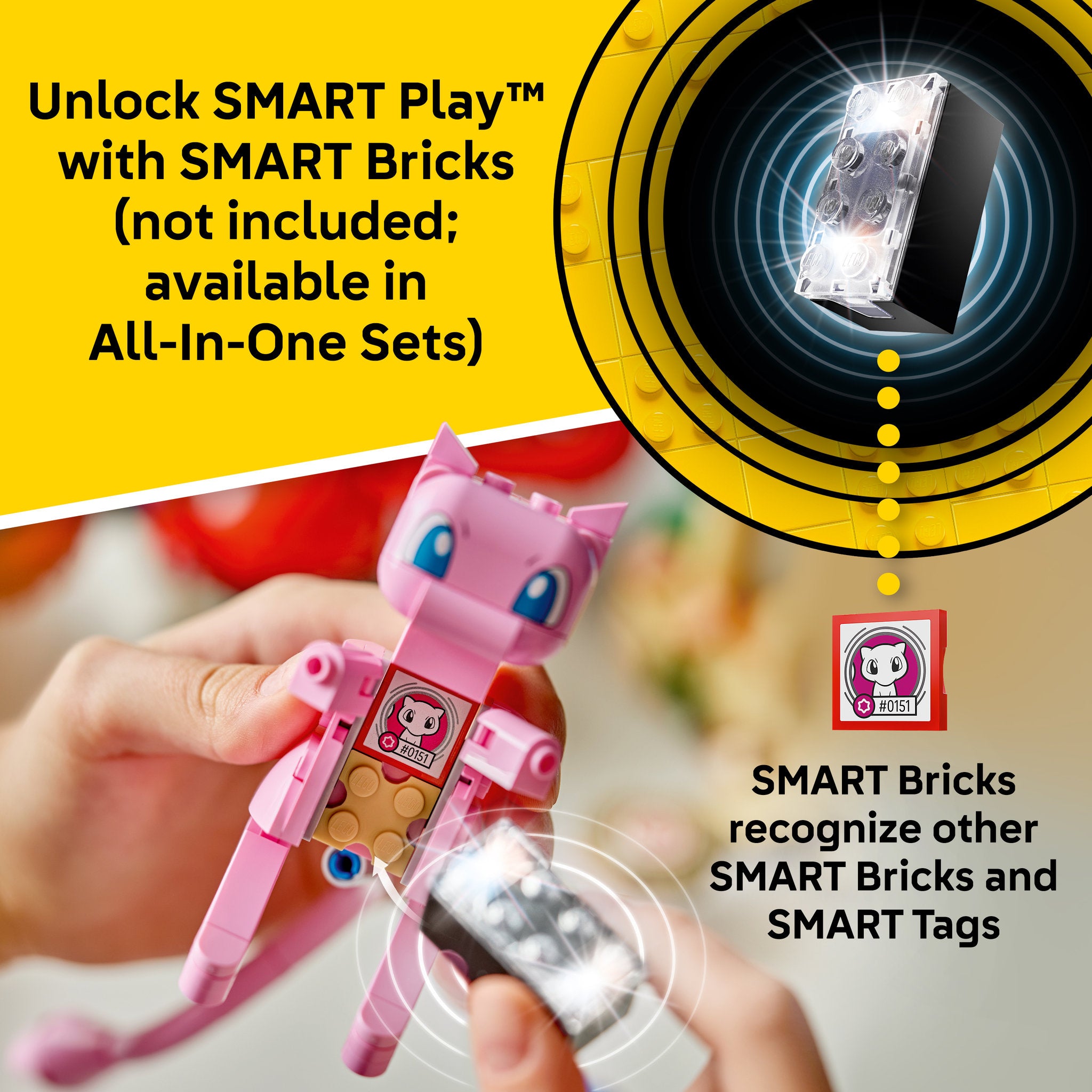 LEGO 72161 Pokémon SMART Play: Drone Search for Mythical Mew