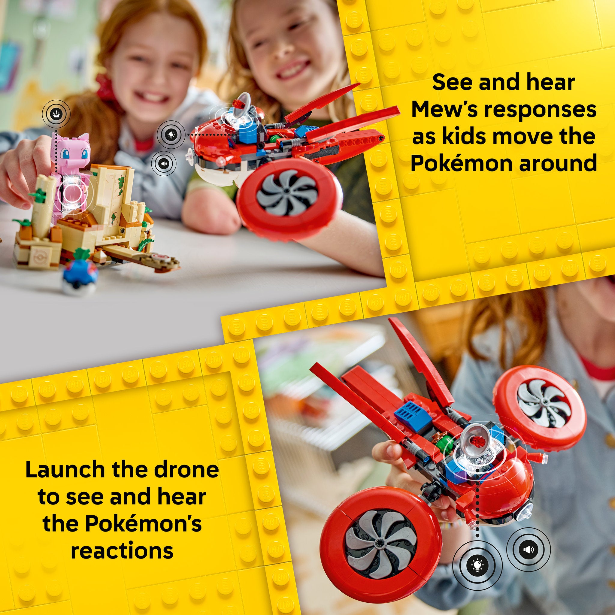 LEGO 72161 Pokémon SMART Play: Drone Search for Mythical Mew