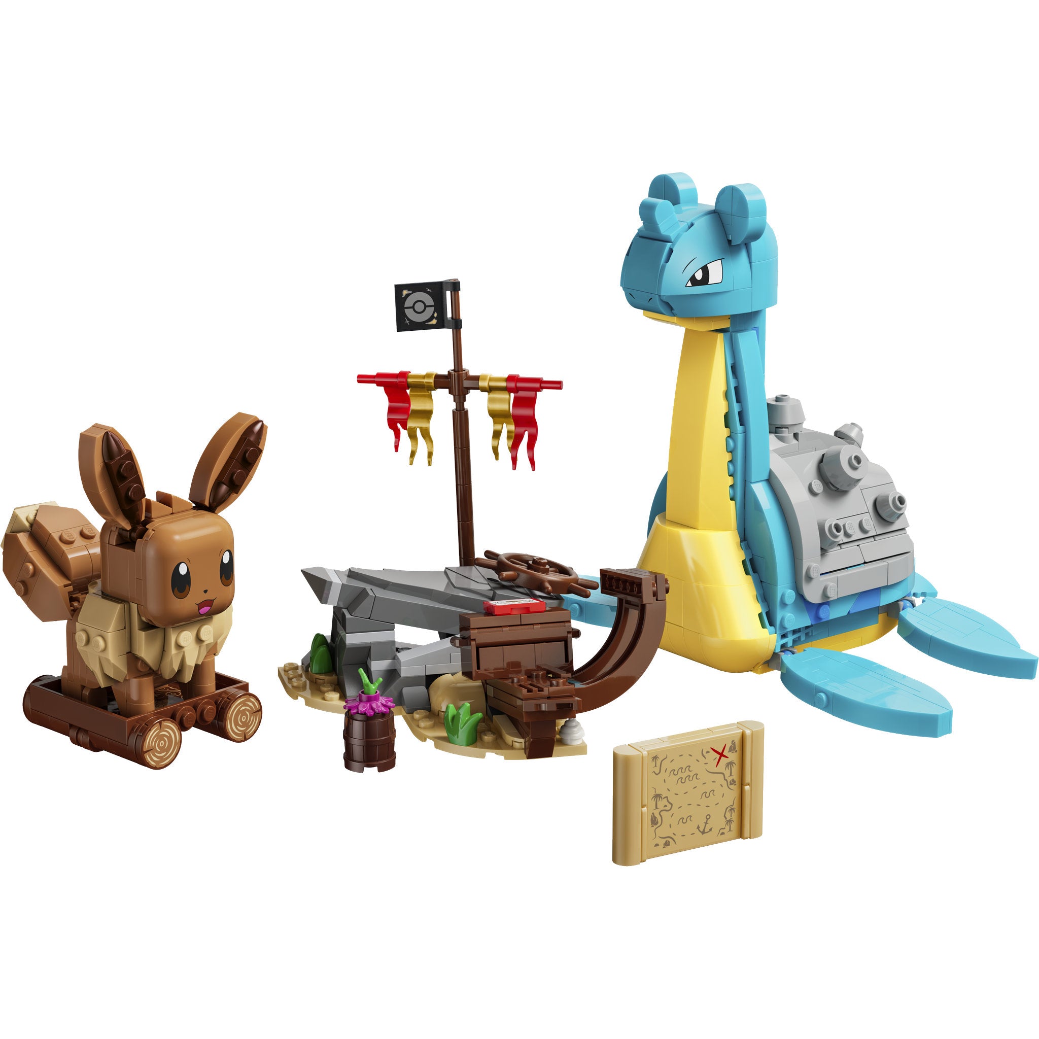 LEGO 72162 Pokémon SMART Play: Eevee and Lapras's Treasure Hunt