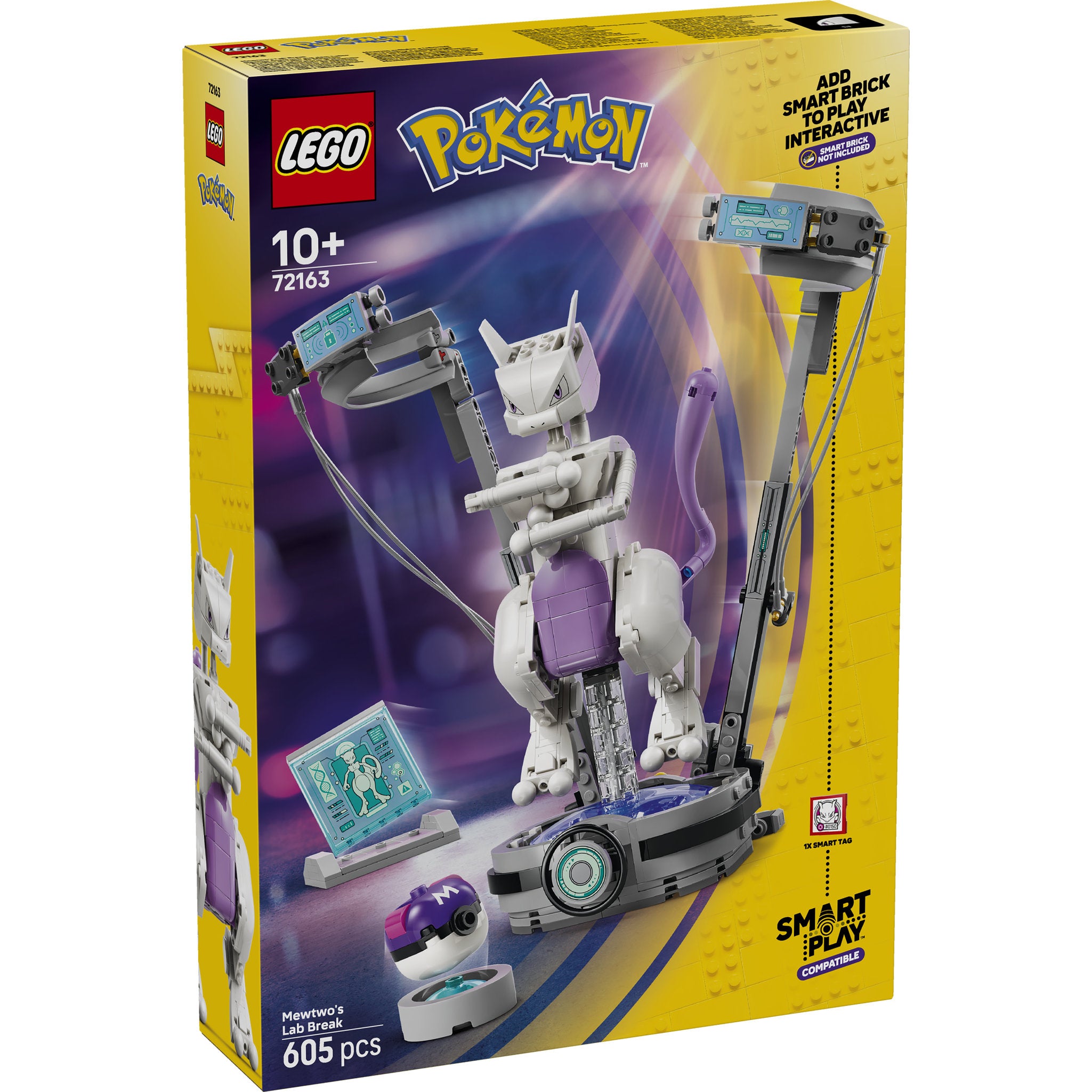 LEGO 72163 Pokémon SMART Play: Mewtwo's Lab Break