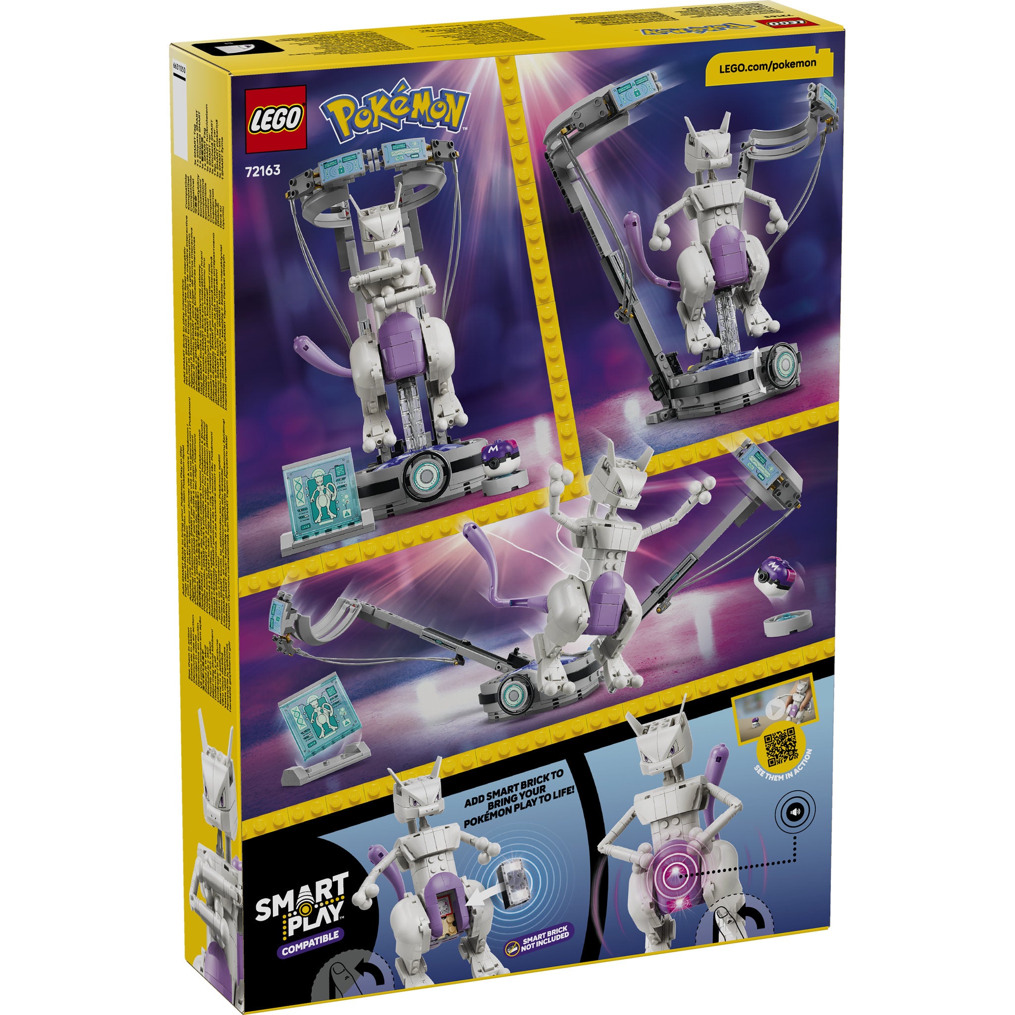 LEGO 72163 Pokémon SMART Play: Mewtwo's Lab Break