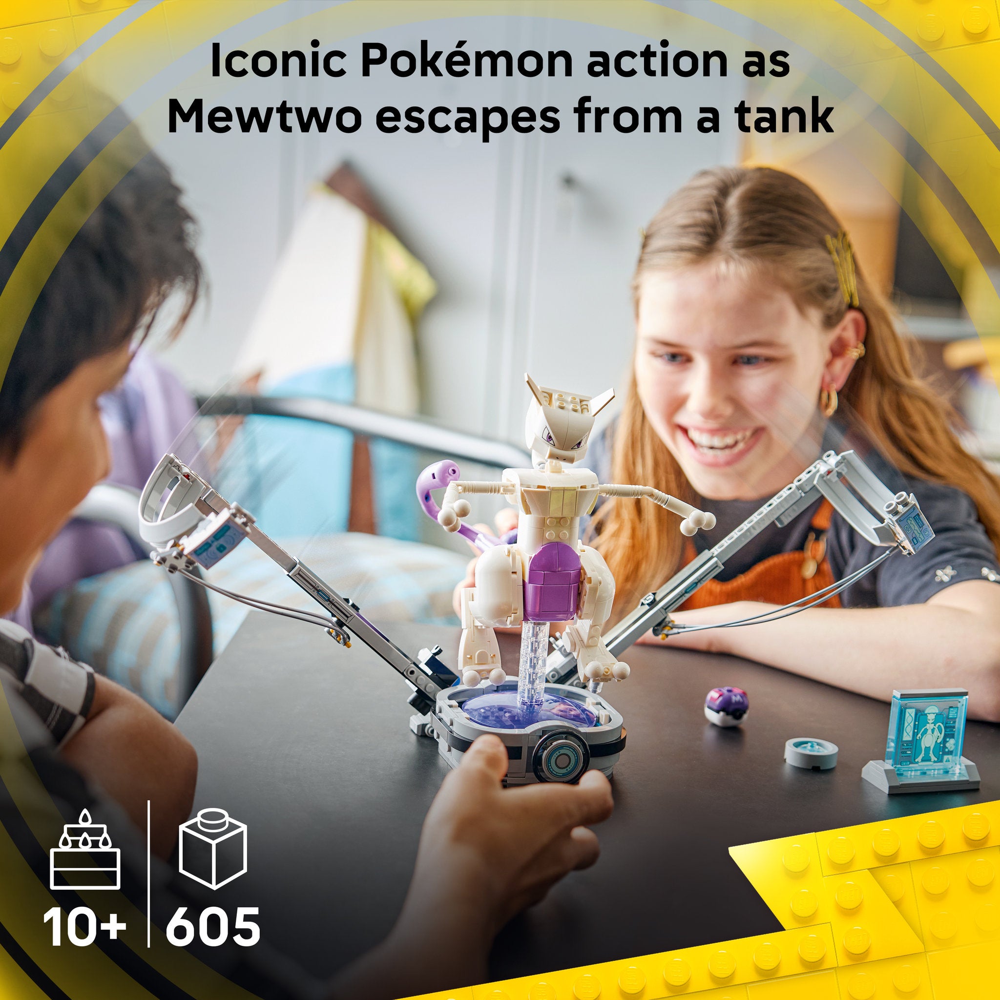 LEGO 72163 Pokémon SMART Play: Mewtwo's Lab Break