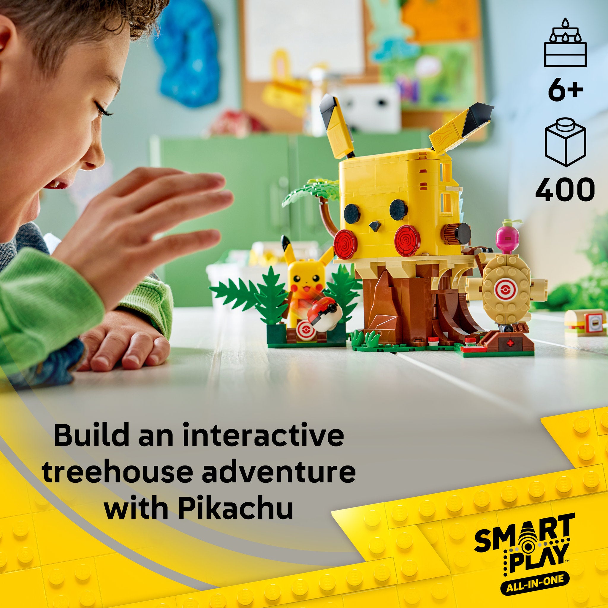 LEGO 72164 Pokémon SMART Play: Training House with Pikachu