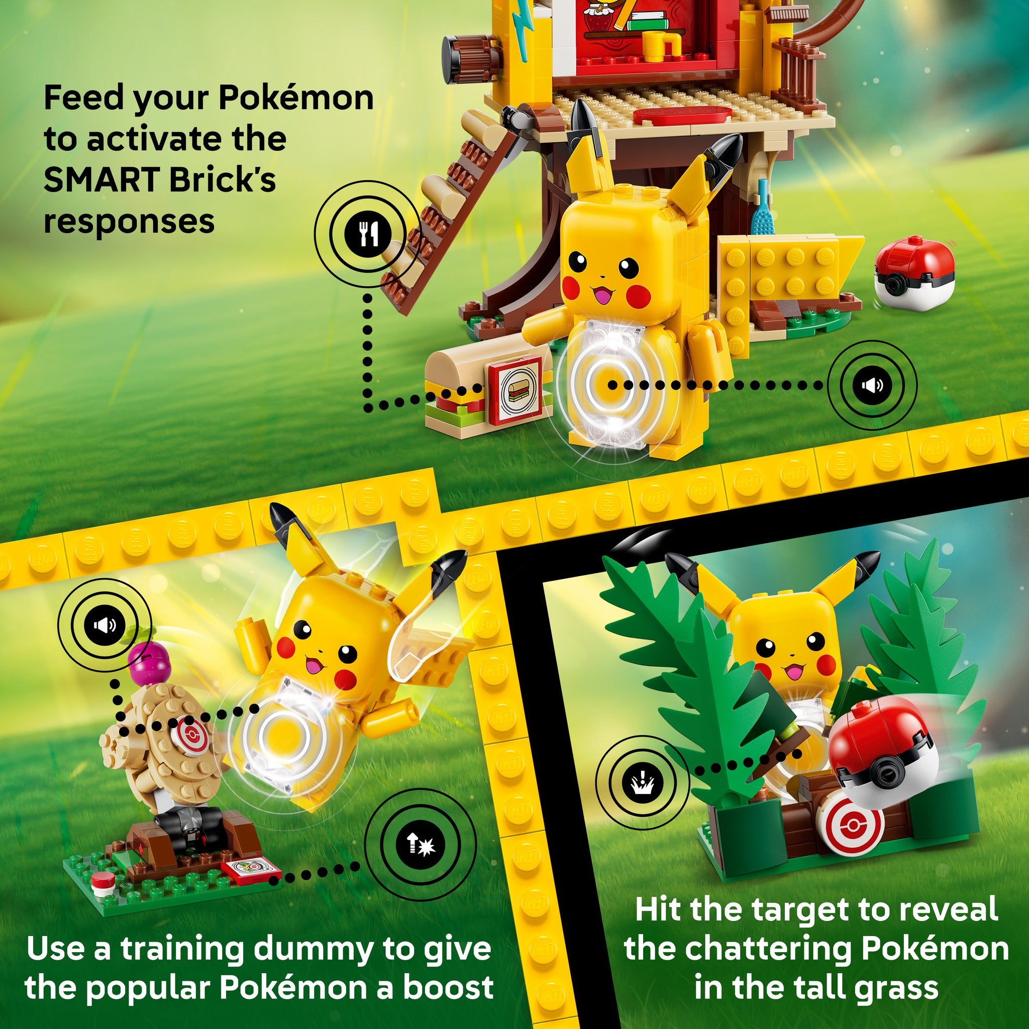 LEGO 72164 Pokémon SMART Play: Training House with Pikachu