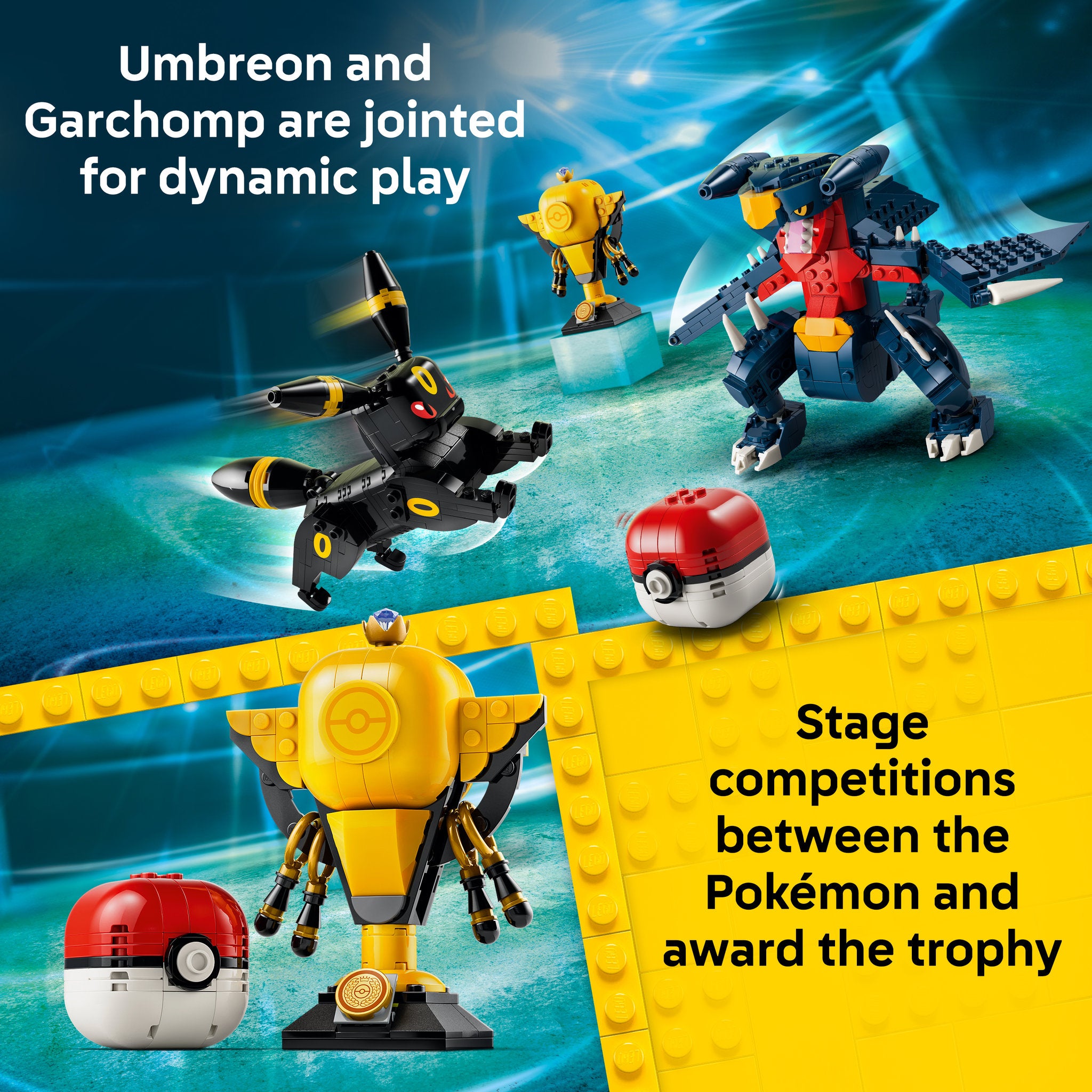 LEGO 72165 Pokémon SMART Play: Umbreon vs. Garchomp Championship Battle