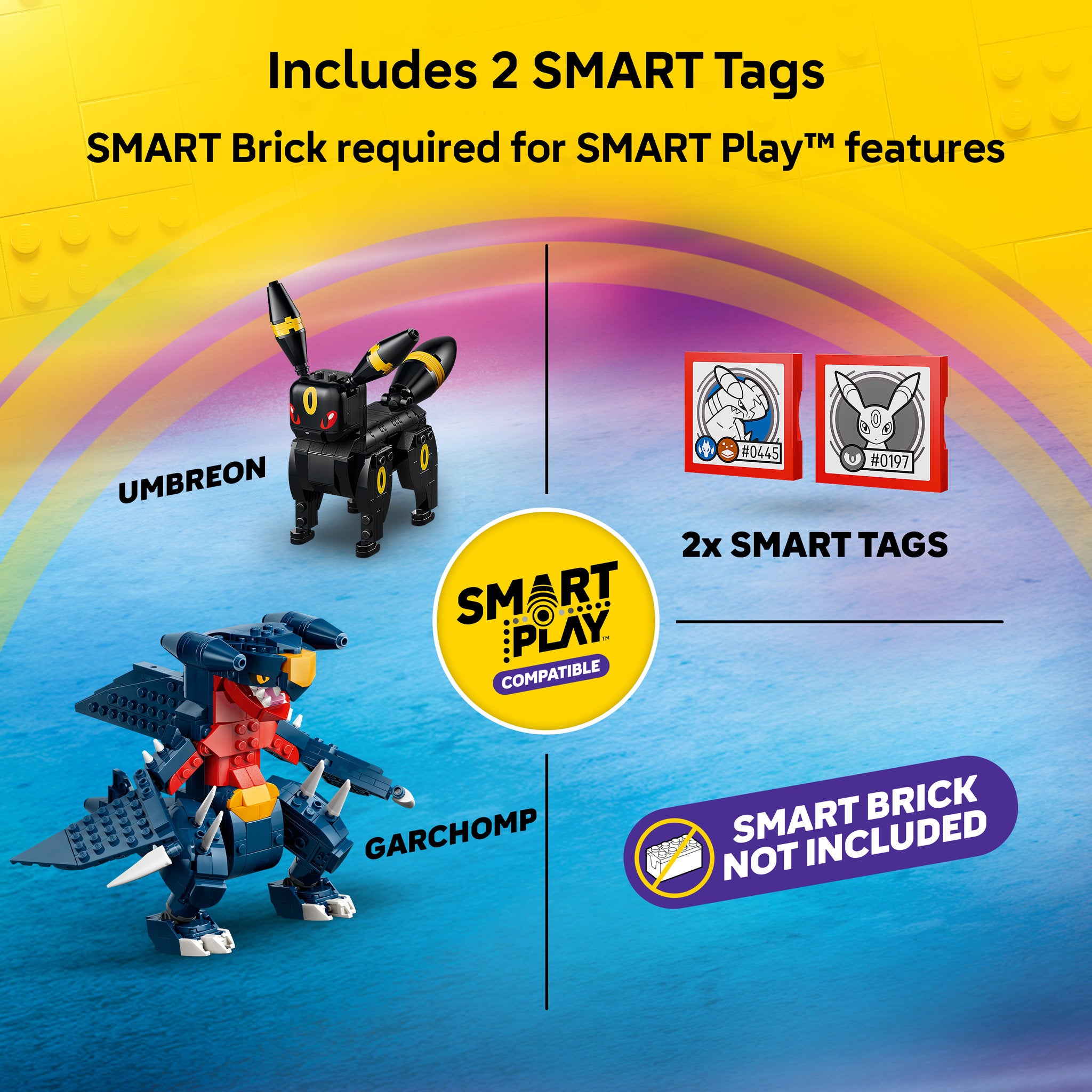 LEGO 72165 Pokémon SMART Play: Umbreon vs. Garchomp Championship Battle