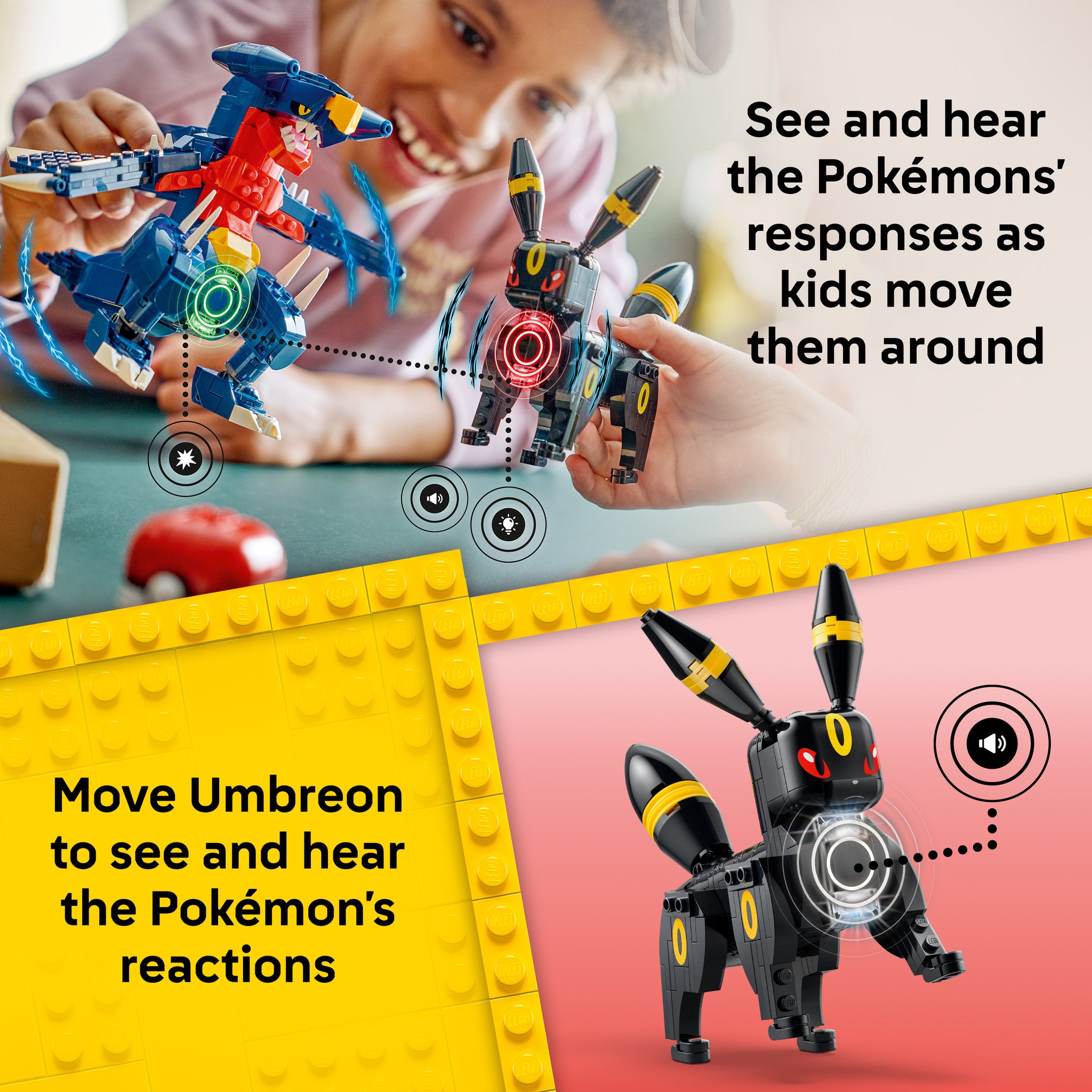 LEGO 72165 Pokémon SMART Play: Umbreon vs. Garchomp Championship Battle