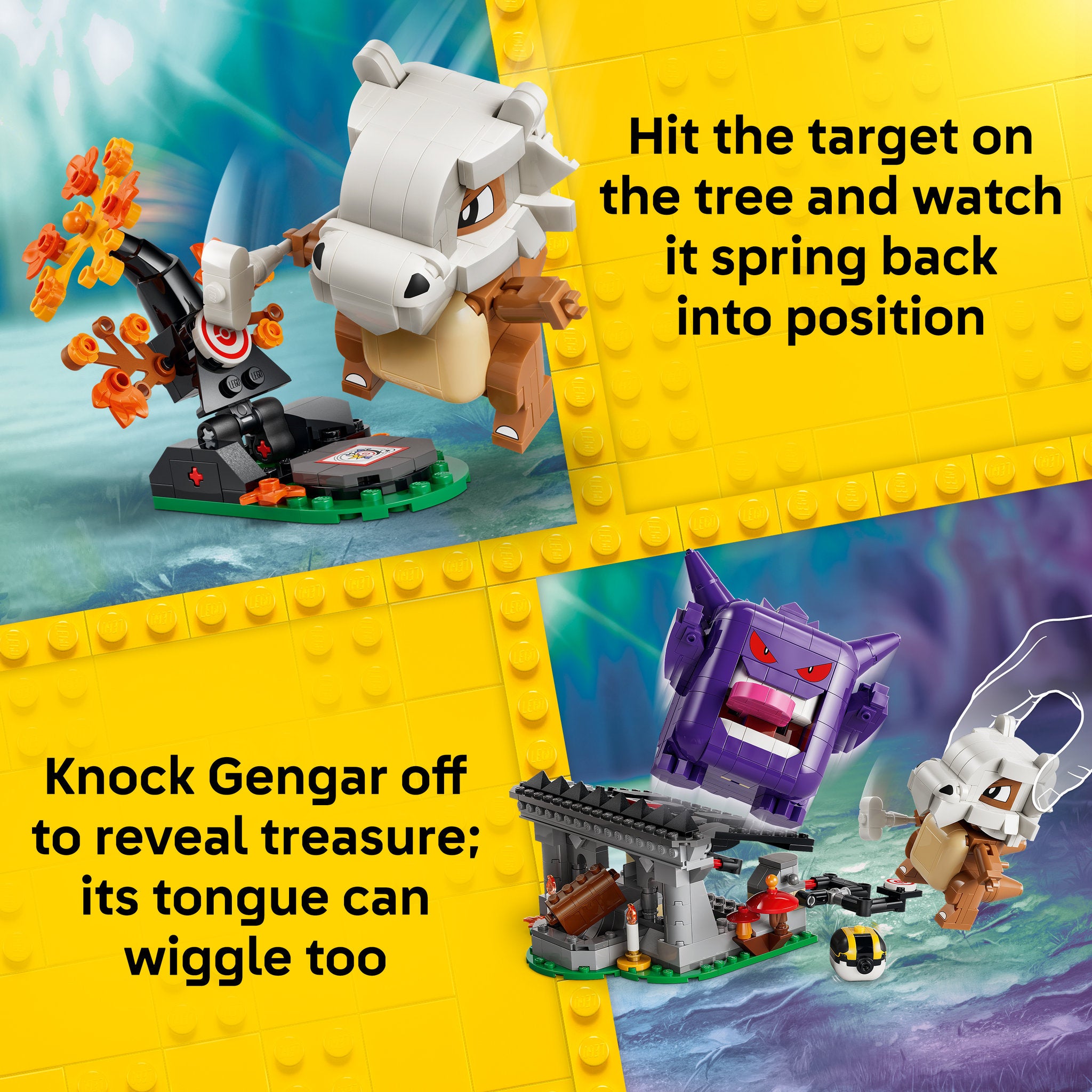 LEGO 72166 Pokémon SMART Play: Cubone and Gengar's Spooky Showdown