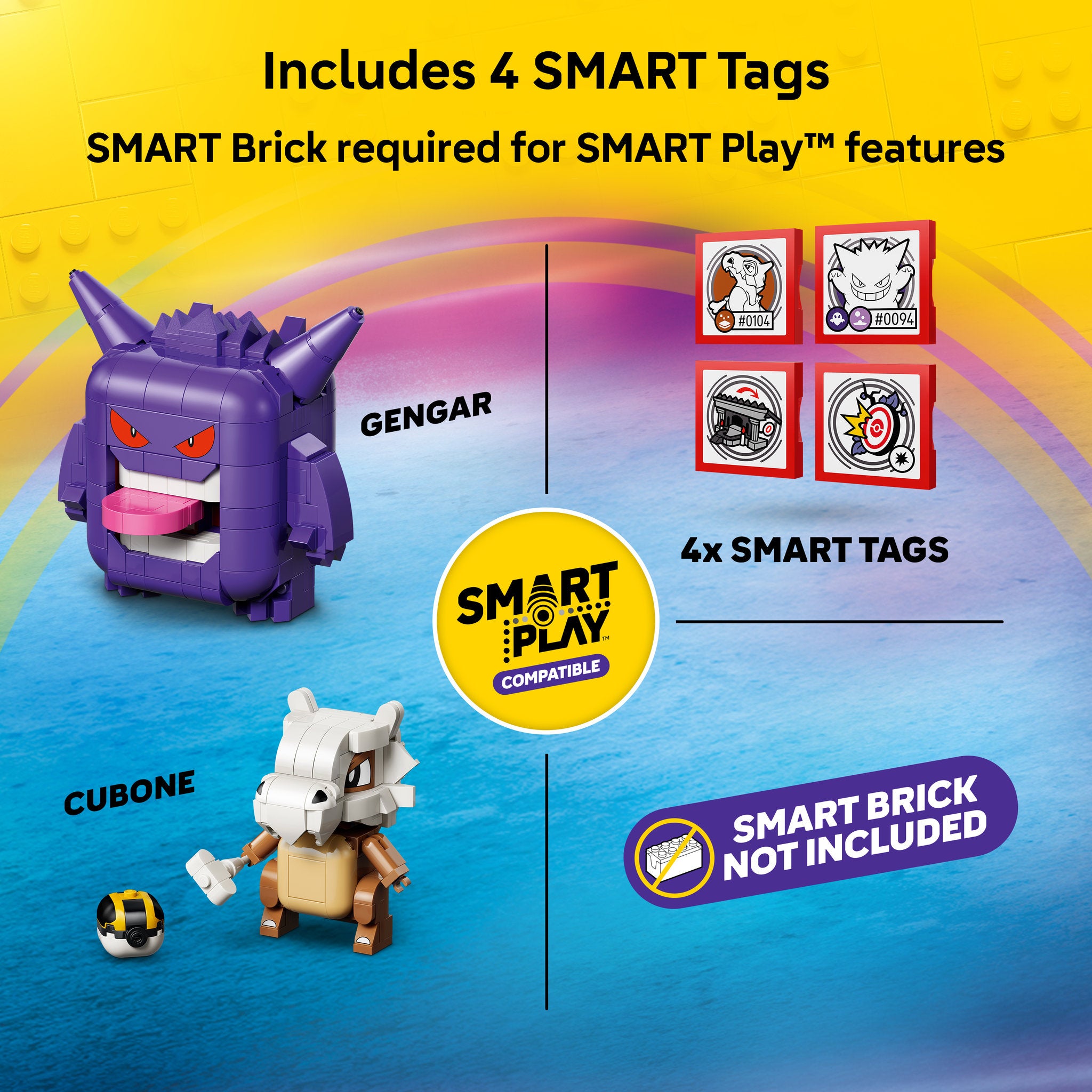 LEGO 72166 Pokémon SMART Play: Cubone and Gengar's Spooky Showdown