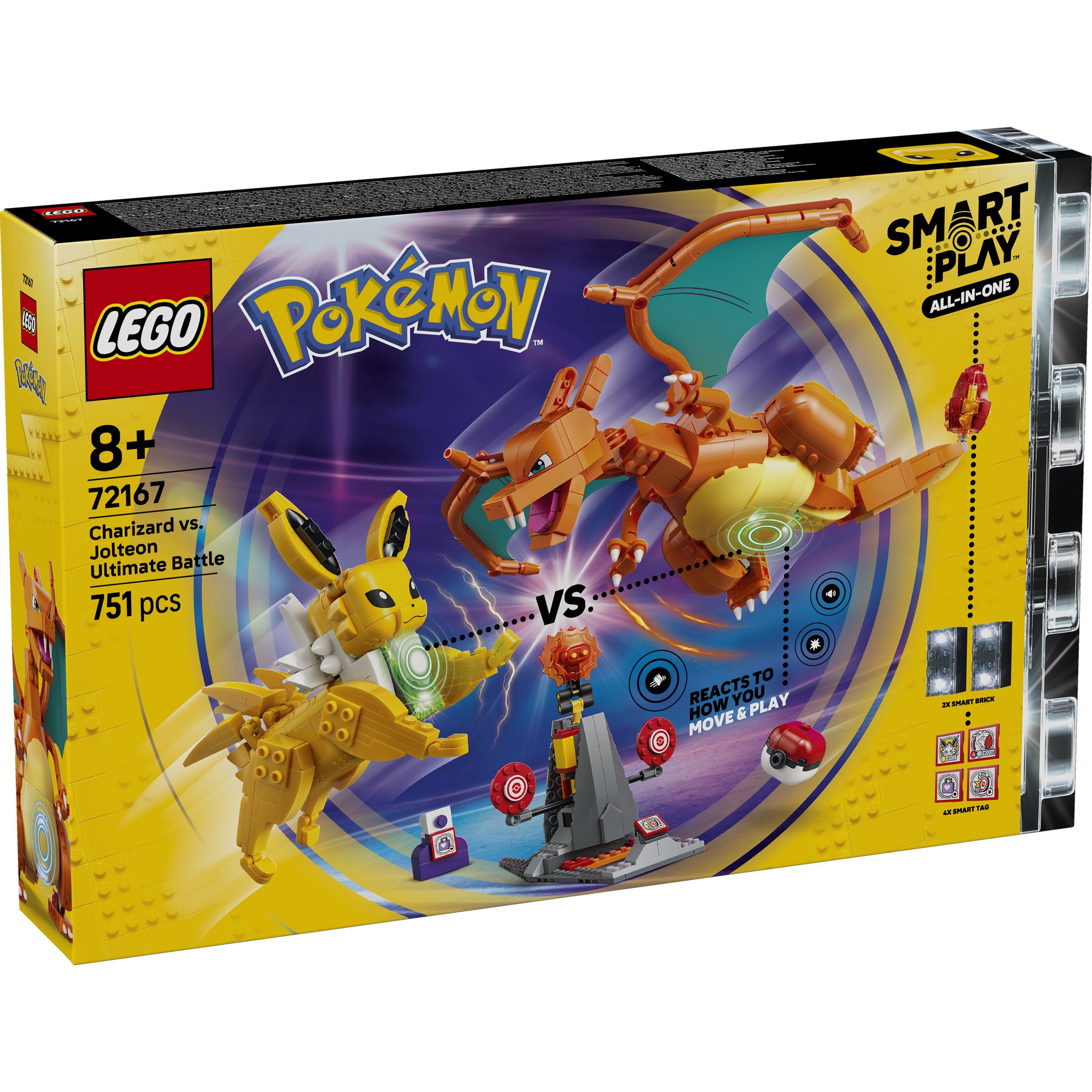 LEGO 72167 Pokémon SMART Play: Charizard vs. Jolteon Ultimate Battle