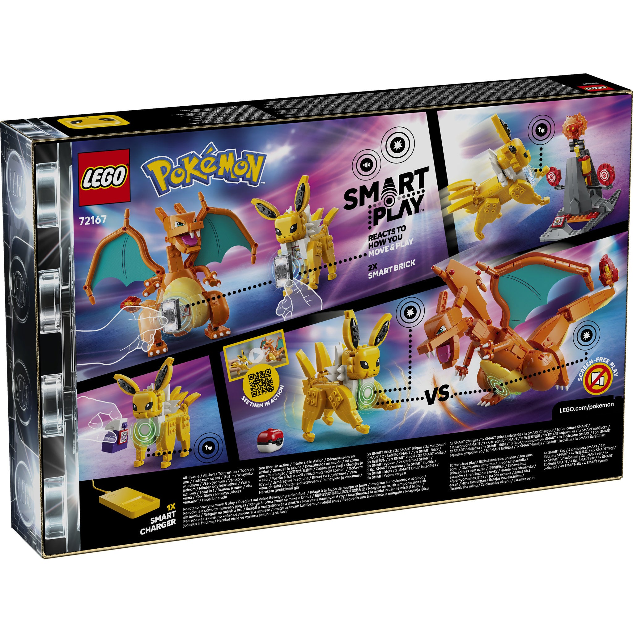 LEGO 72167 Pokémon SMART Play: Charizard vs. Jolteon Ultimate Battle