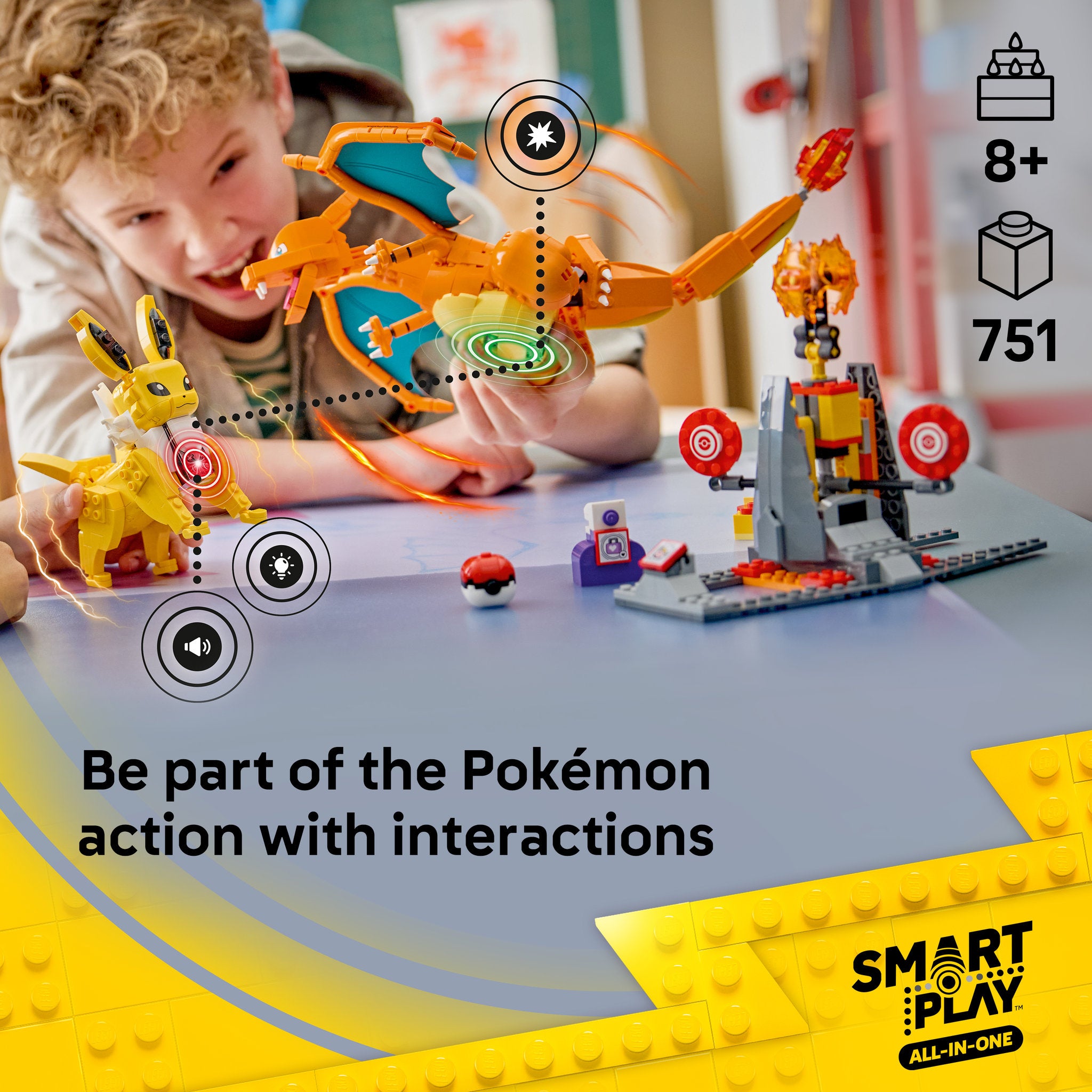 LEGO 72167 Pokémon SMART Play: Charizard vs. Jolteon Ultimate Battle