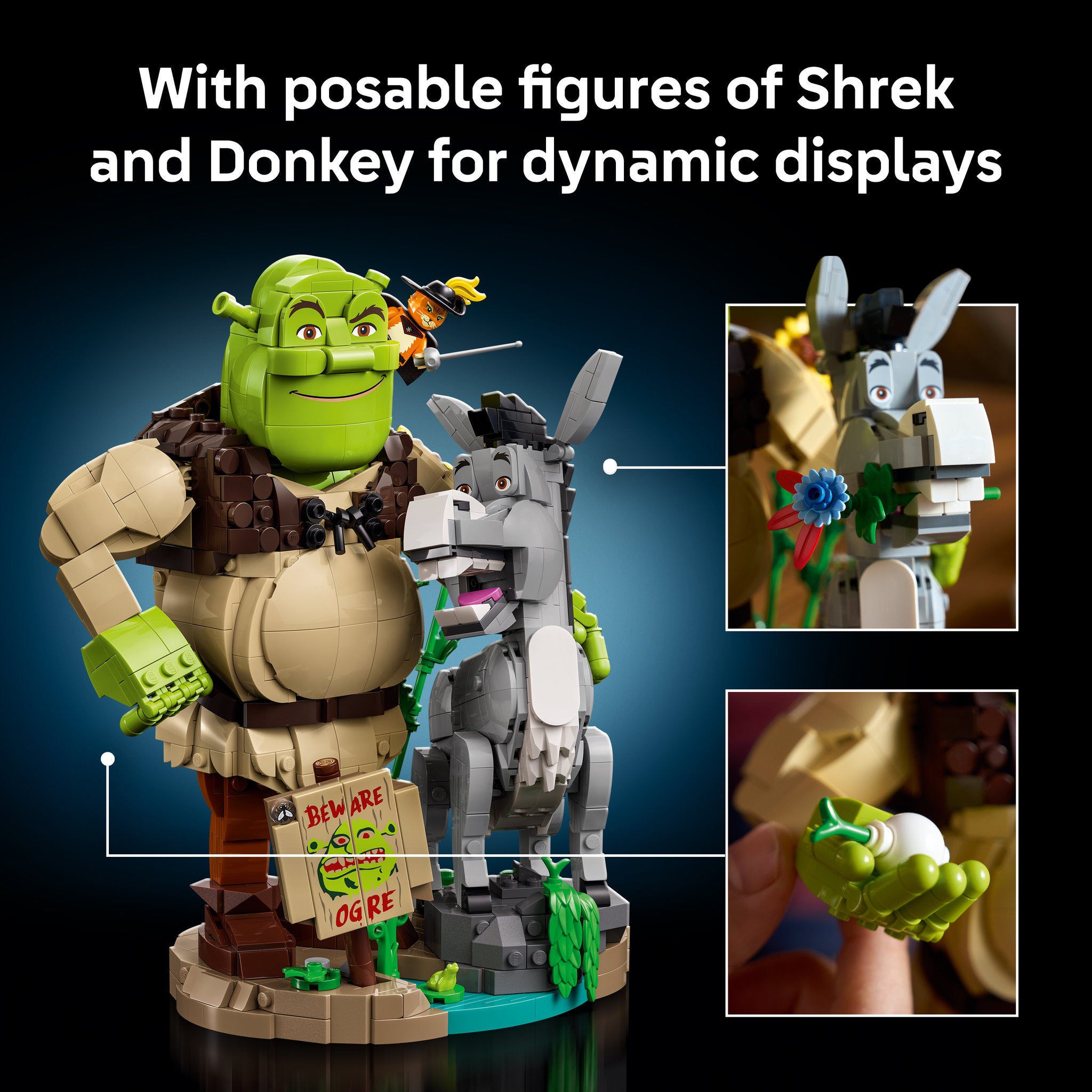 LEGO 72423 Shrek: Shrek, Donkey & Puss in Boots
