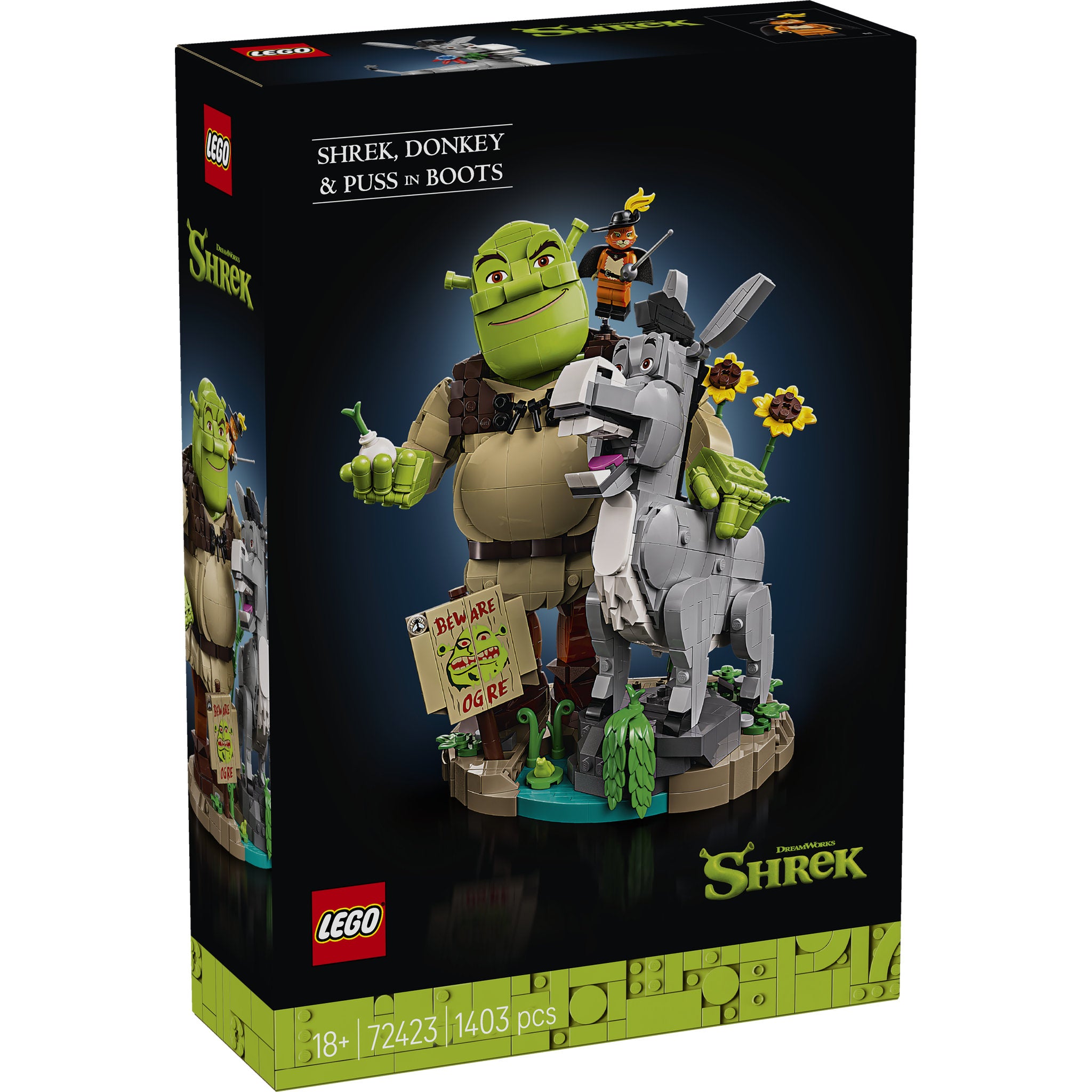 LEGO 72423 Shrek: Shrek, Donkey & Puss in Boots