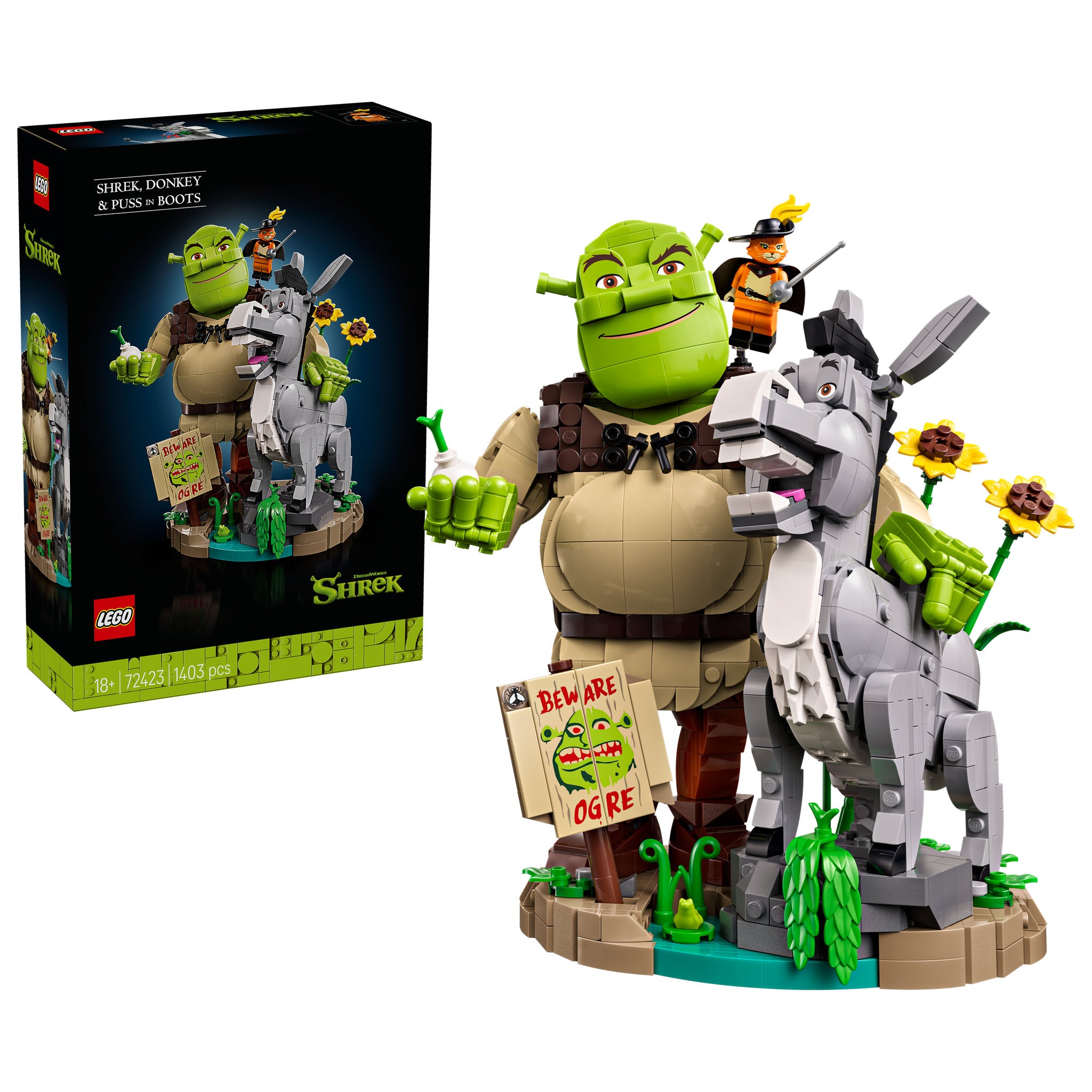 LEGO 72423 Shrek: Shrek, Donkey & Puss in Boots